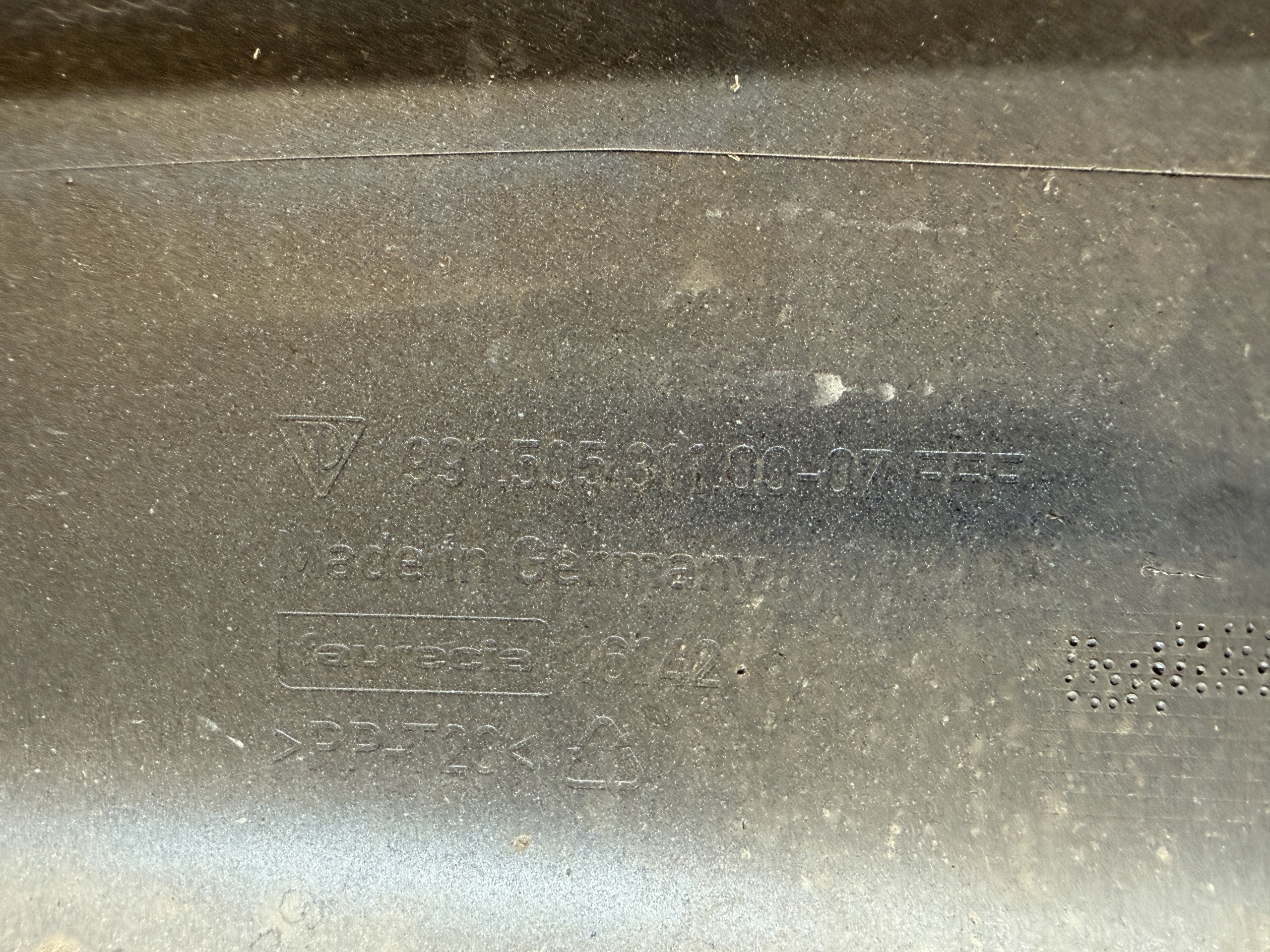 PORSCHE 911 991 CARRERA bumper front