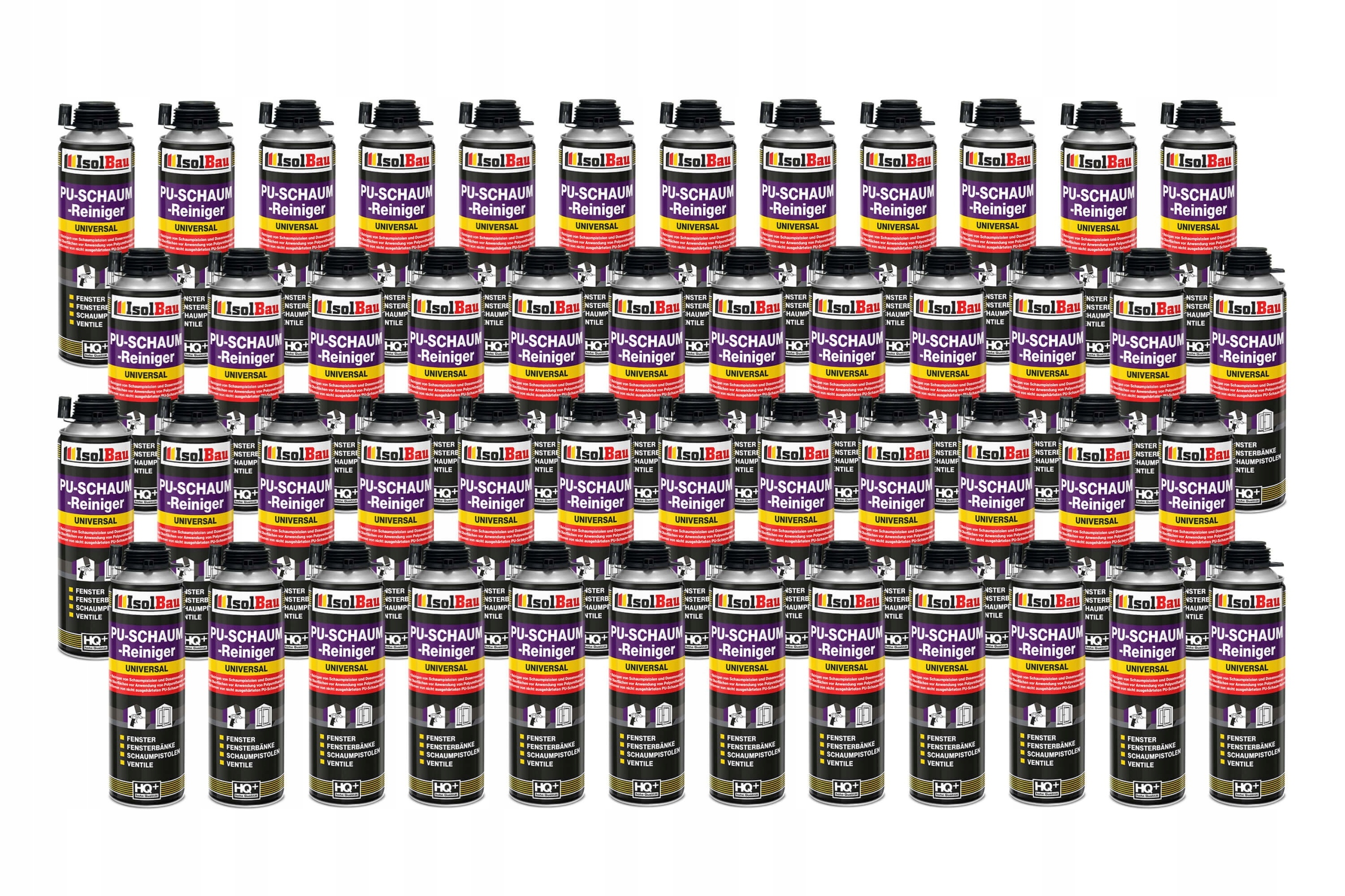 Čistič 48 x 500 ml pro montážní pěnu Pistole Pu Natahovací aplikátor