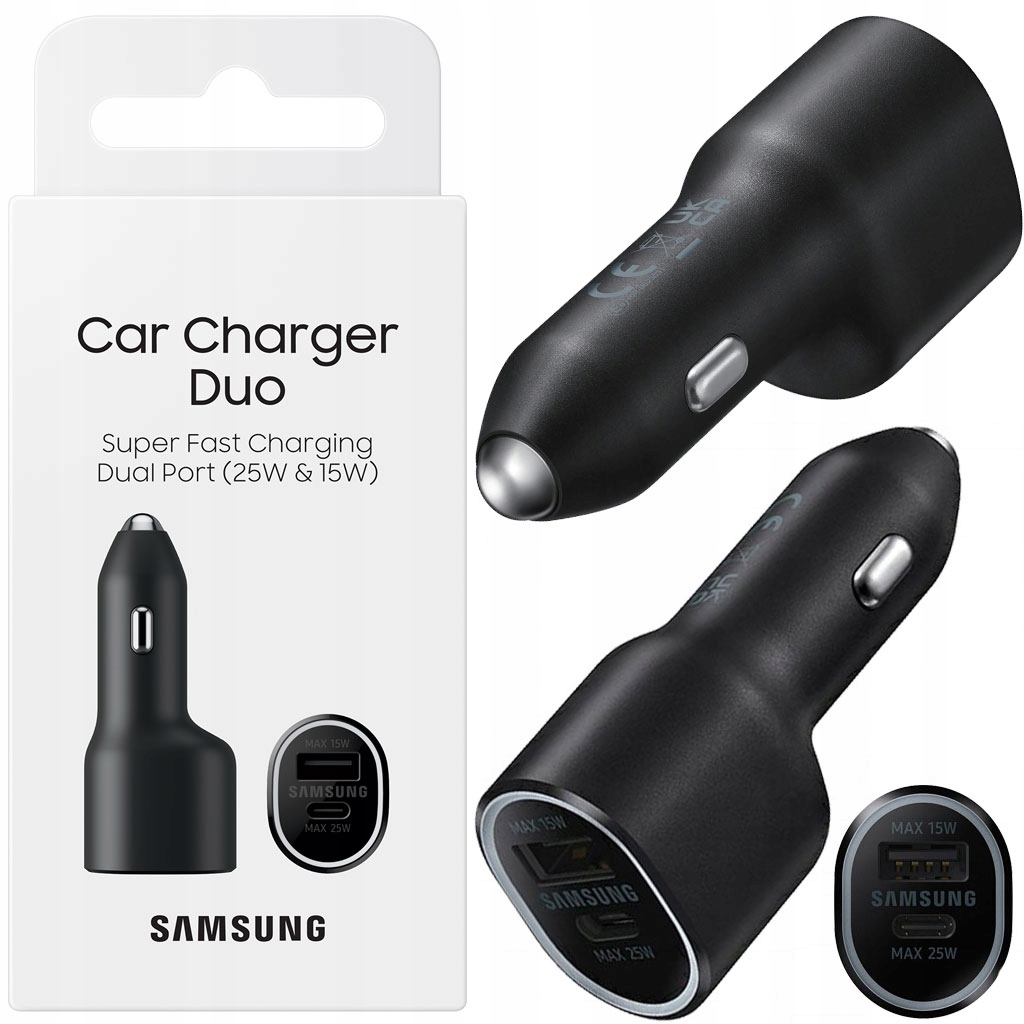 ORYGINALNA ŁADOWARKA SAMOCHODOWA SAMSUNG FAST CHARGE 40W USB-C S24 ULTRA