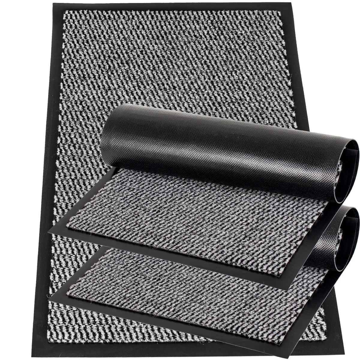 WYCIERACZKA POD DRZWI DO BUTÓW MATA GUMOWA ZEWNĘTRZNA 60X90CM ZESTAW X 2SZT