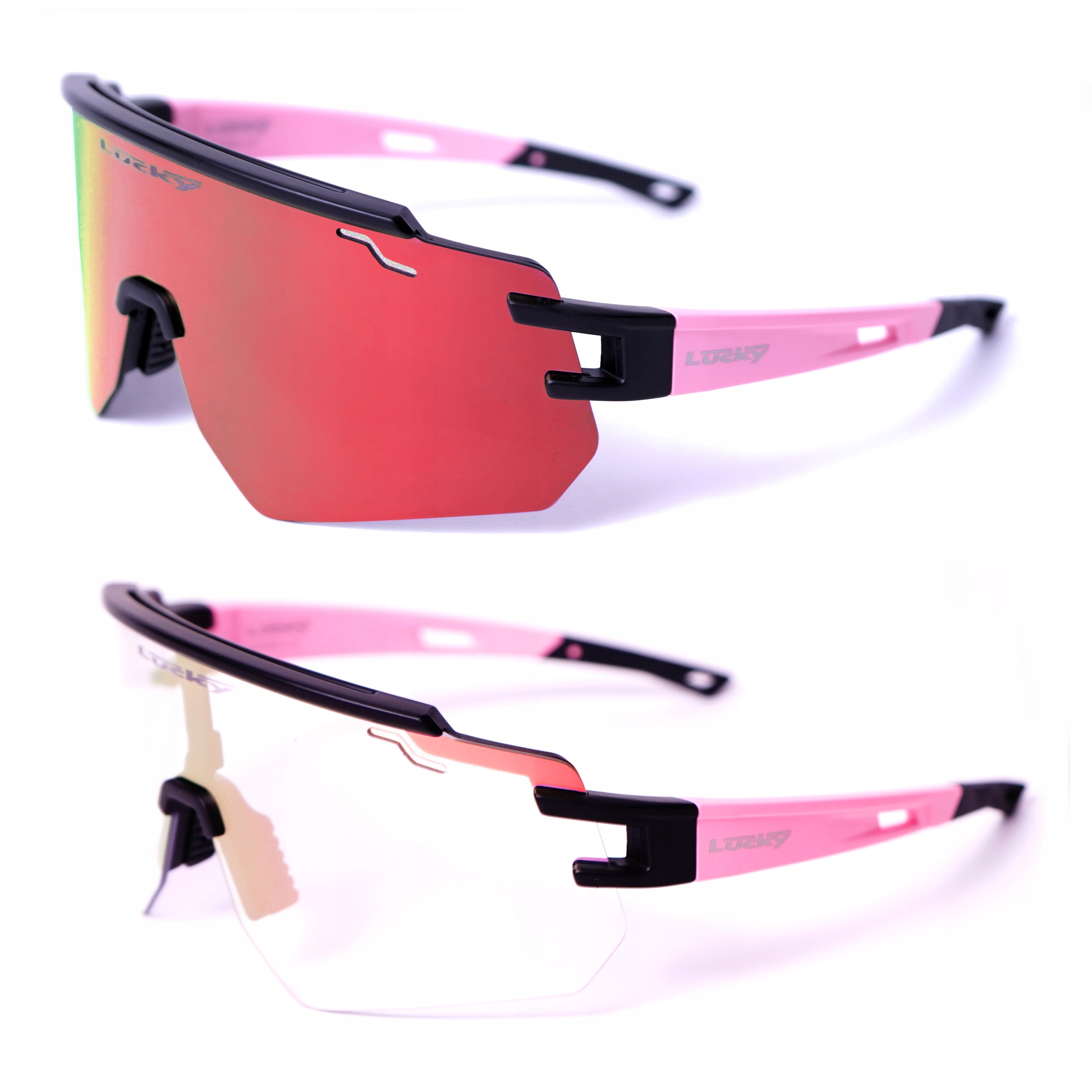 Fotochromatické Zrcadlové běžecké brýle na kolo, sportovní sluneční brýle