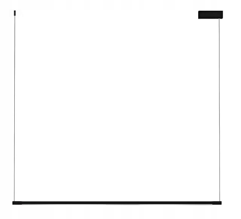 Závěsná lampa Černá Led Lineární 120 cm Minimalistická Led lampa nad stůl