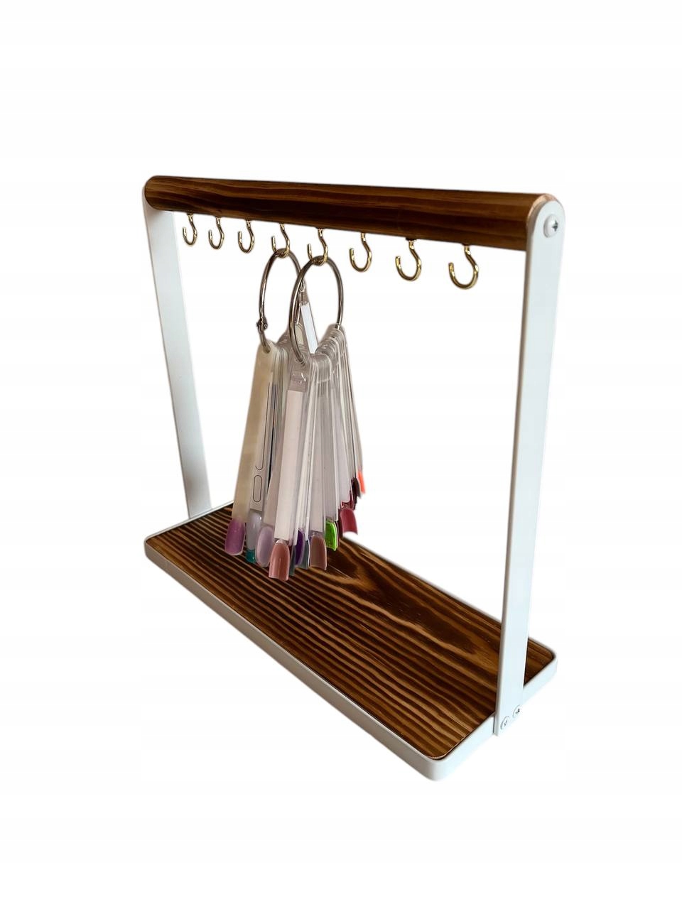 Stojany na vzorníky barev, bílá barva na nehty Home