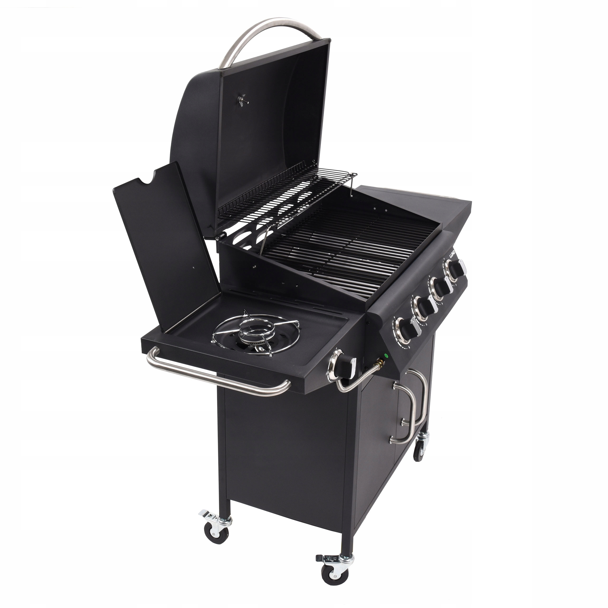 GRILL GAZOWY 4+1 OGRODOWY LUND 16 KW 5 PALNIKÓW Głębokość grilla 52 cm