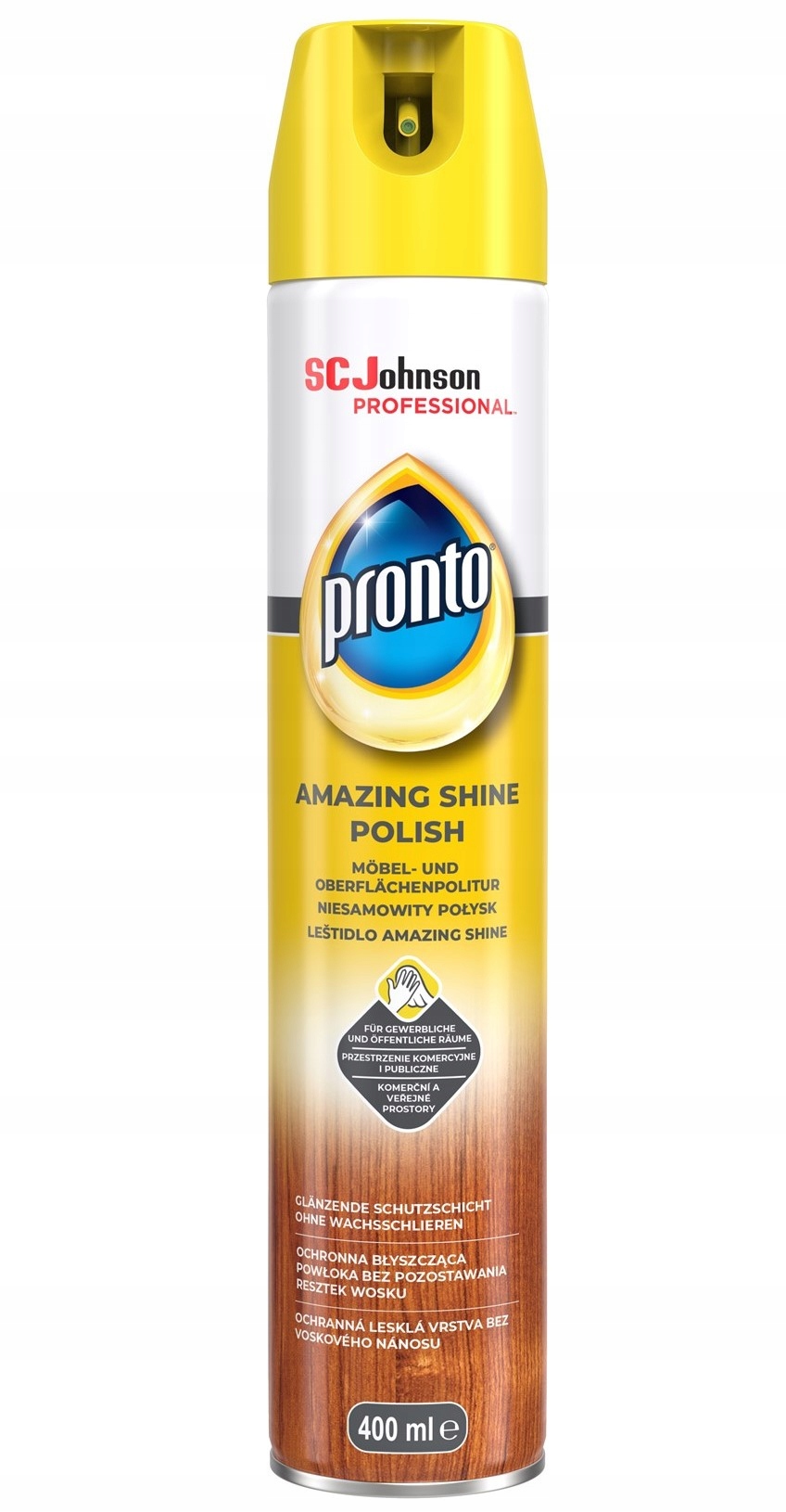 

Pronto Pianka Spray Na Kurz Do Mebli Drewna 400ML