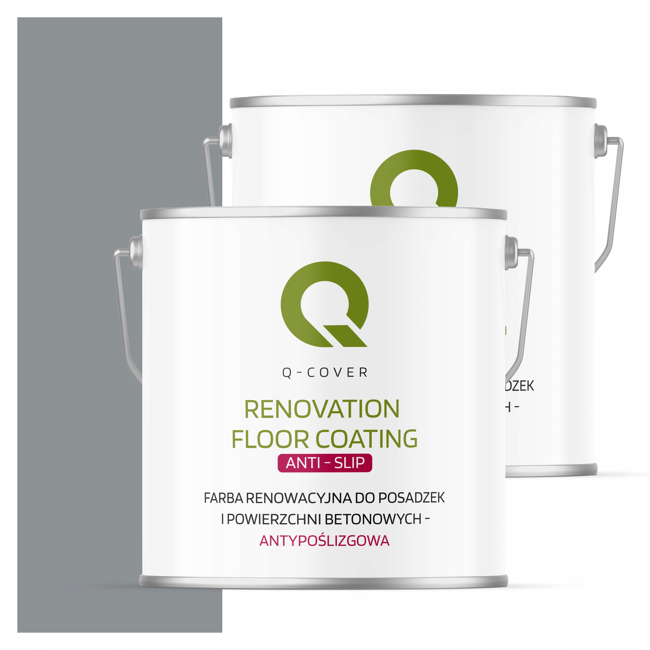 Farba na betón protišmyková, renovačná 5L Farba šedá Ral 7045 Matná