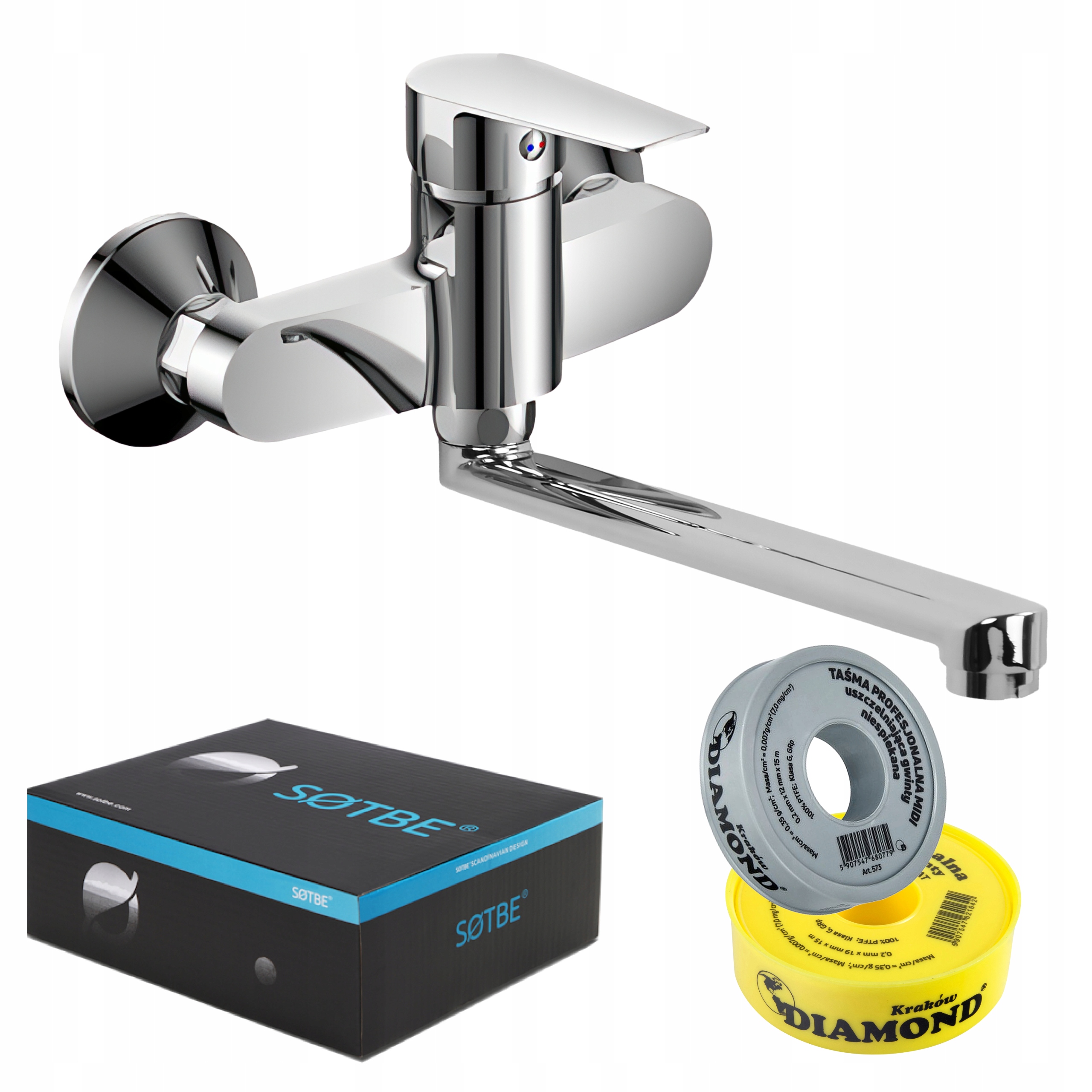 Umývadlová batéria Kohútik do umývadla s pohyblivým výtokom armatúr Poľsko Sotbe