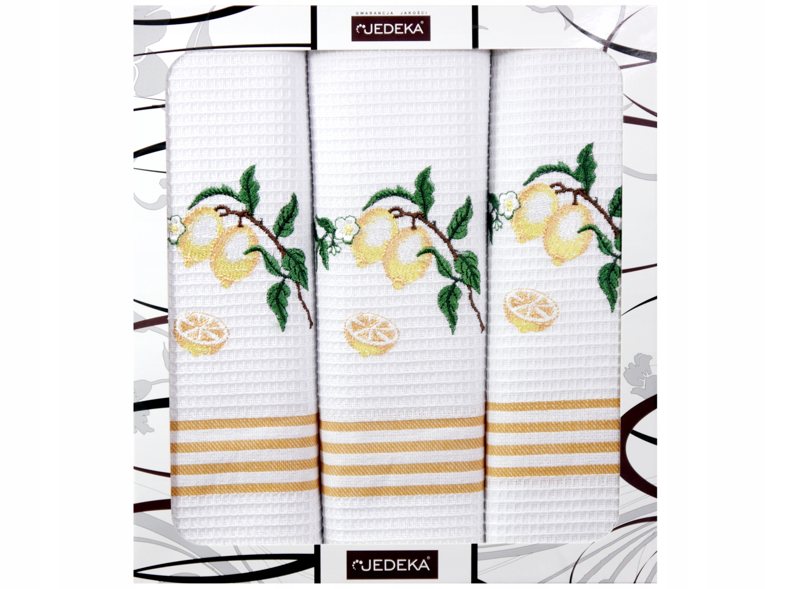 

Komplet ścierek kuchennych 3szt 50x70 Cytryna