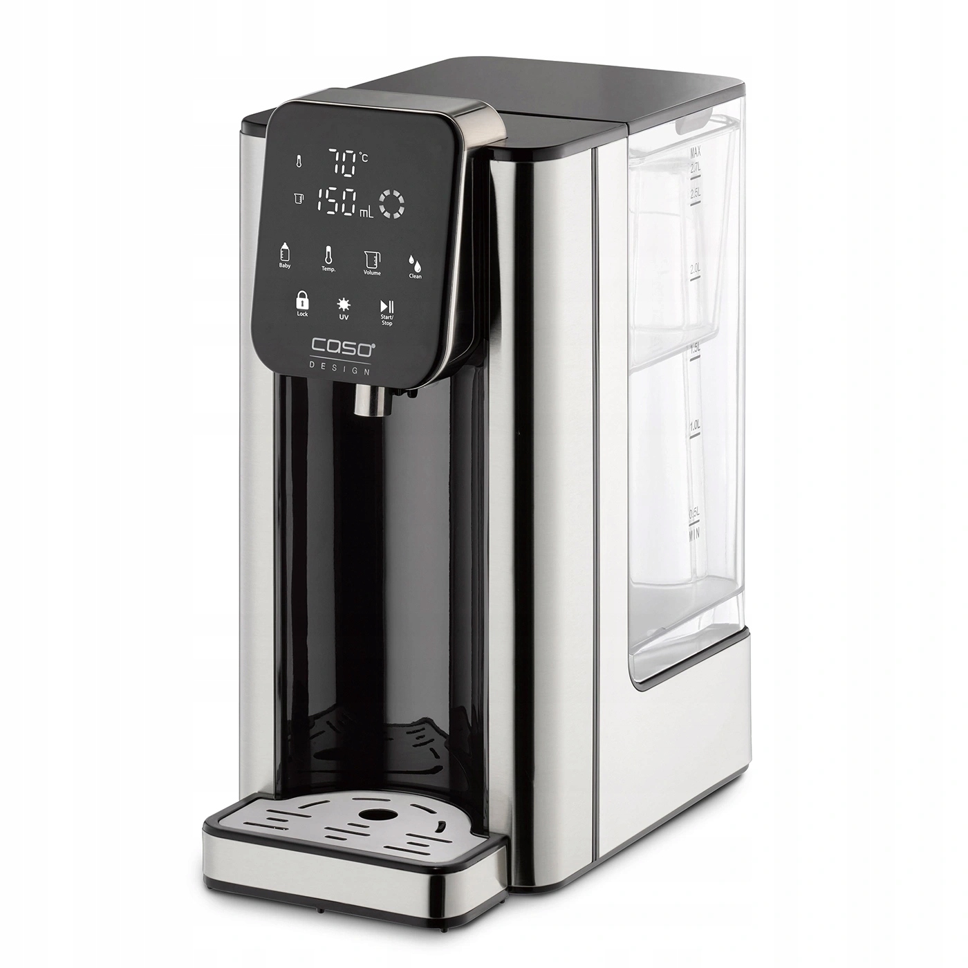 Caso Hw 666 Inox Uv Dispenser na horkou vodu 2600 W Filtr 2,7 l Uv