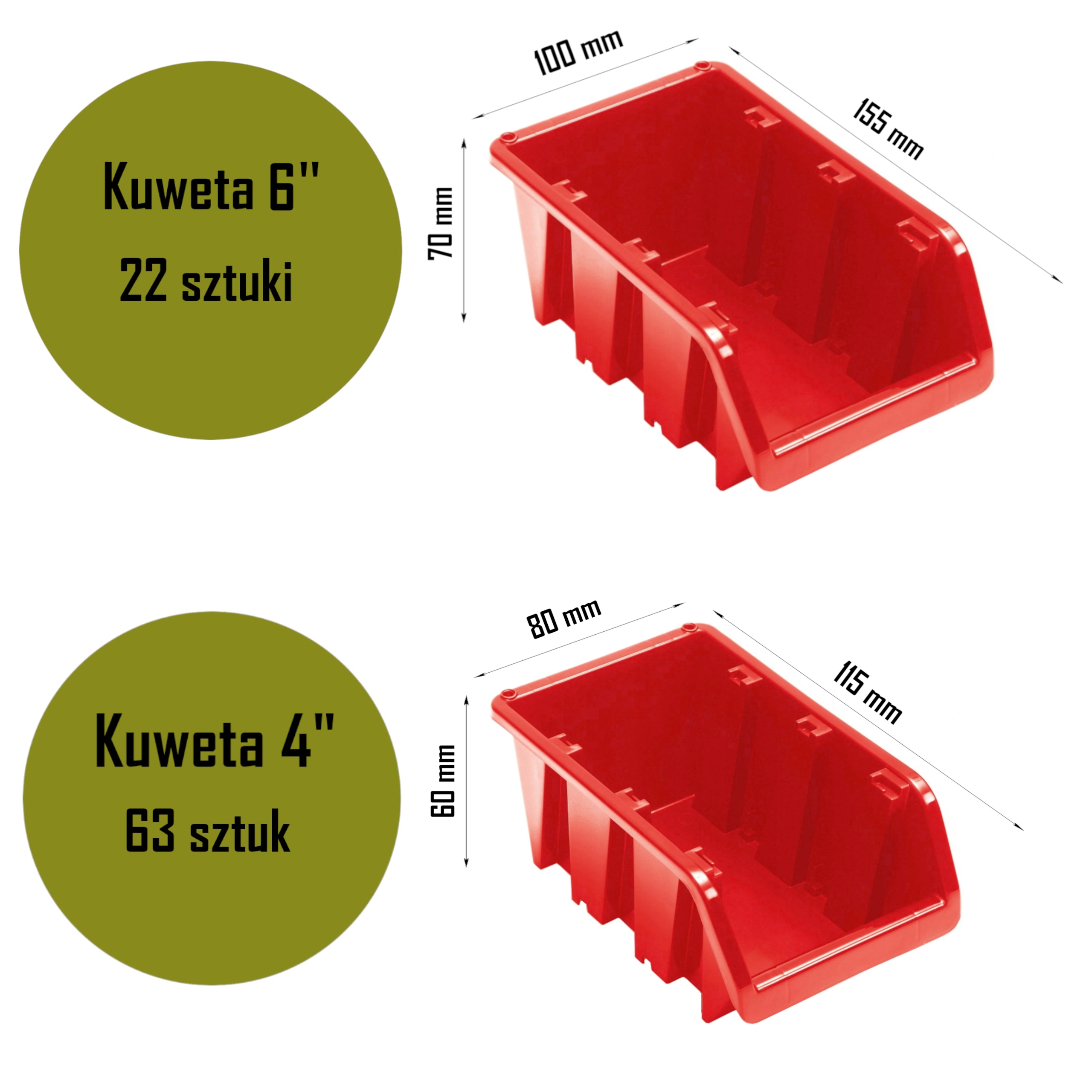 Tablica ścianka narzędziowa 115x117cm 85 kuwet Rodzaj tablica z elementami