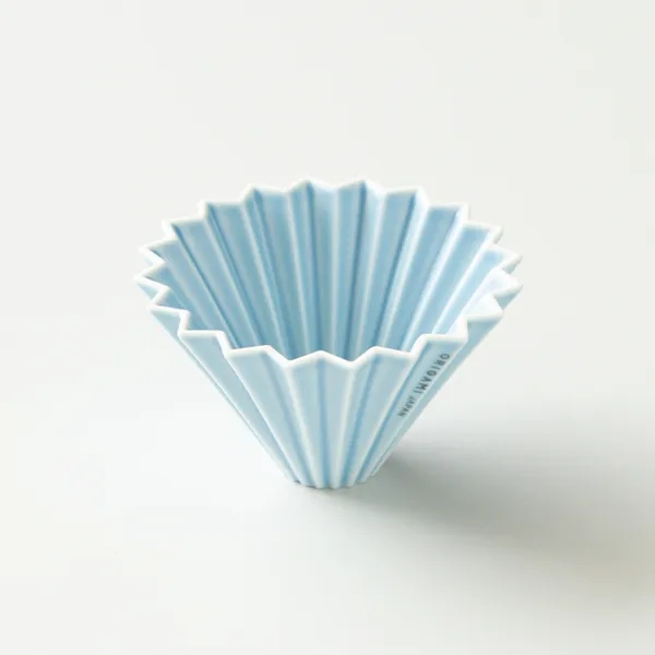 ORIGAMI DRIPPER ZAPARZACZ DO KAWY PORCELANOWY S MATOWY NIEBIESKI Marka Origami