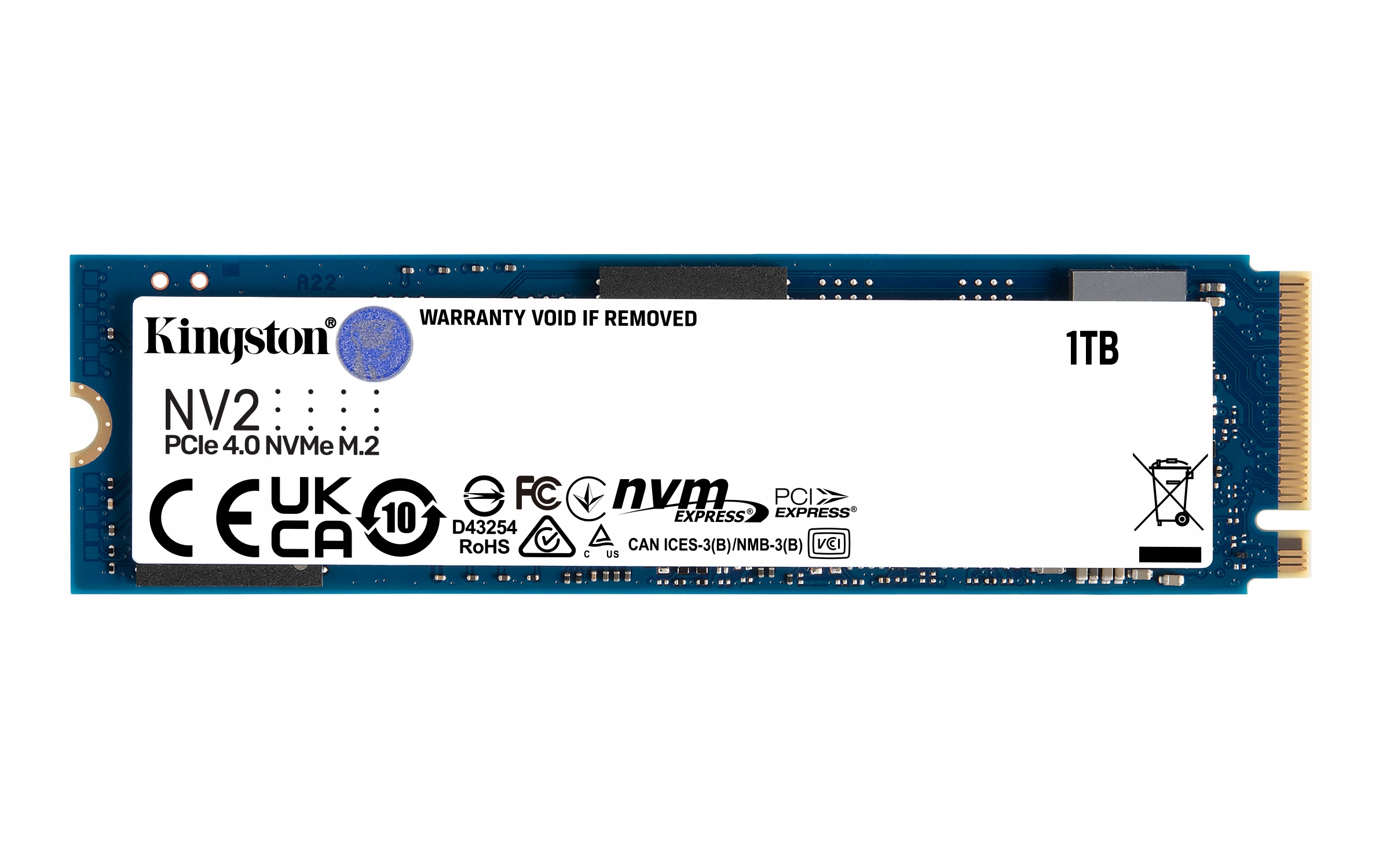 KINGSTON 1TB NV2 M2 2280 PCIe 40 NVMe SSD