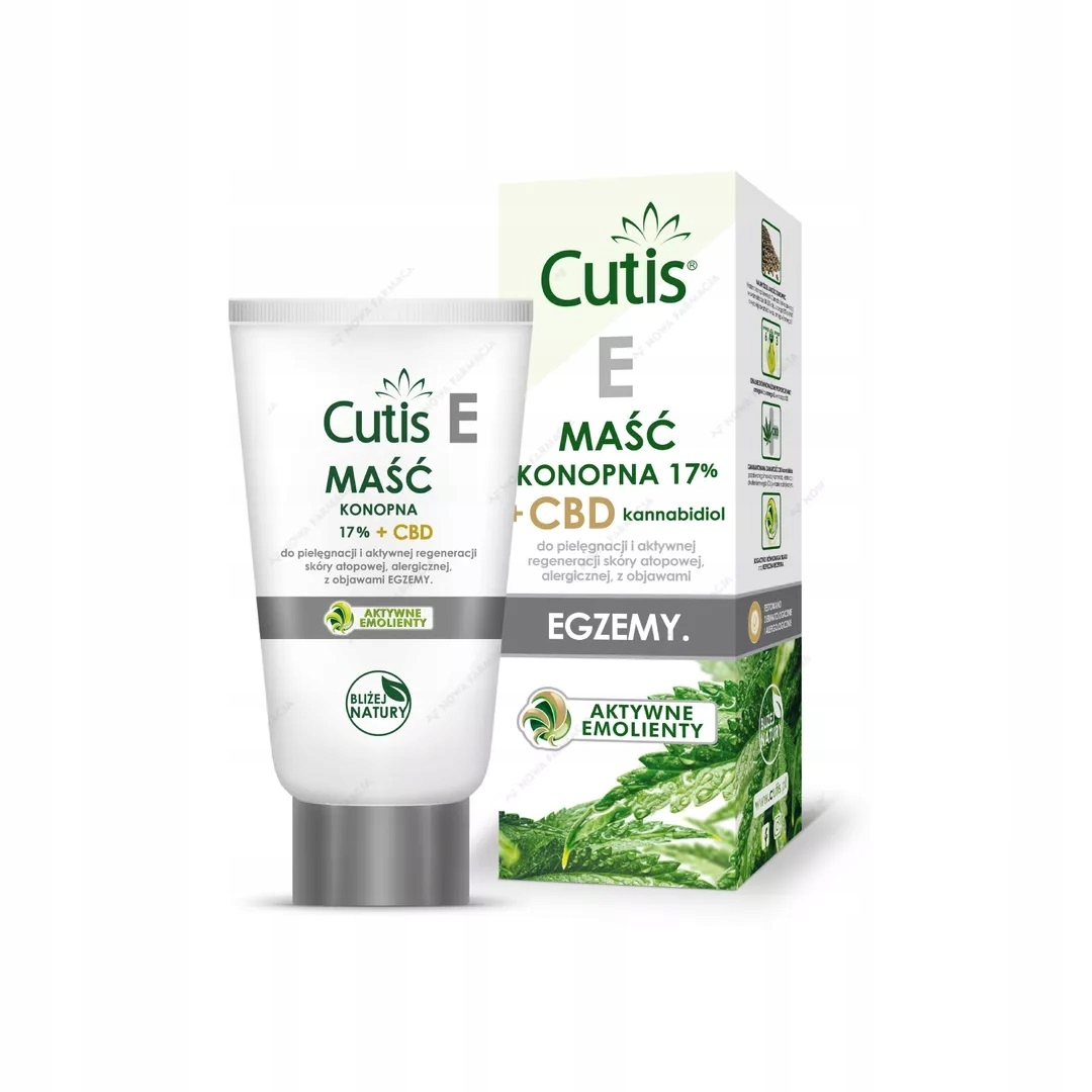 

Cutis E Egzema Maść Konopna 17% Z Cbd 120 ml
