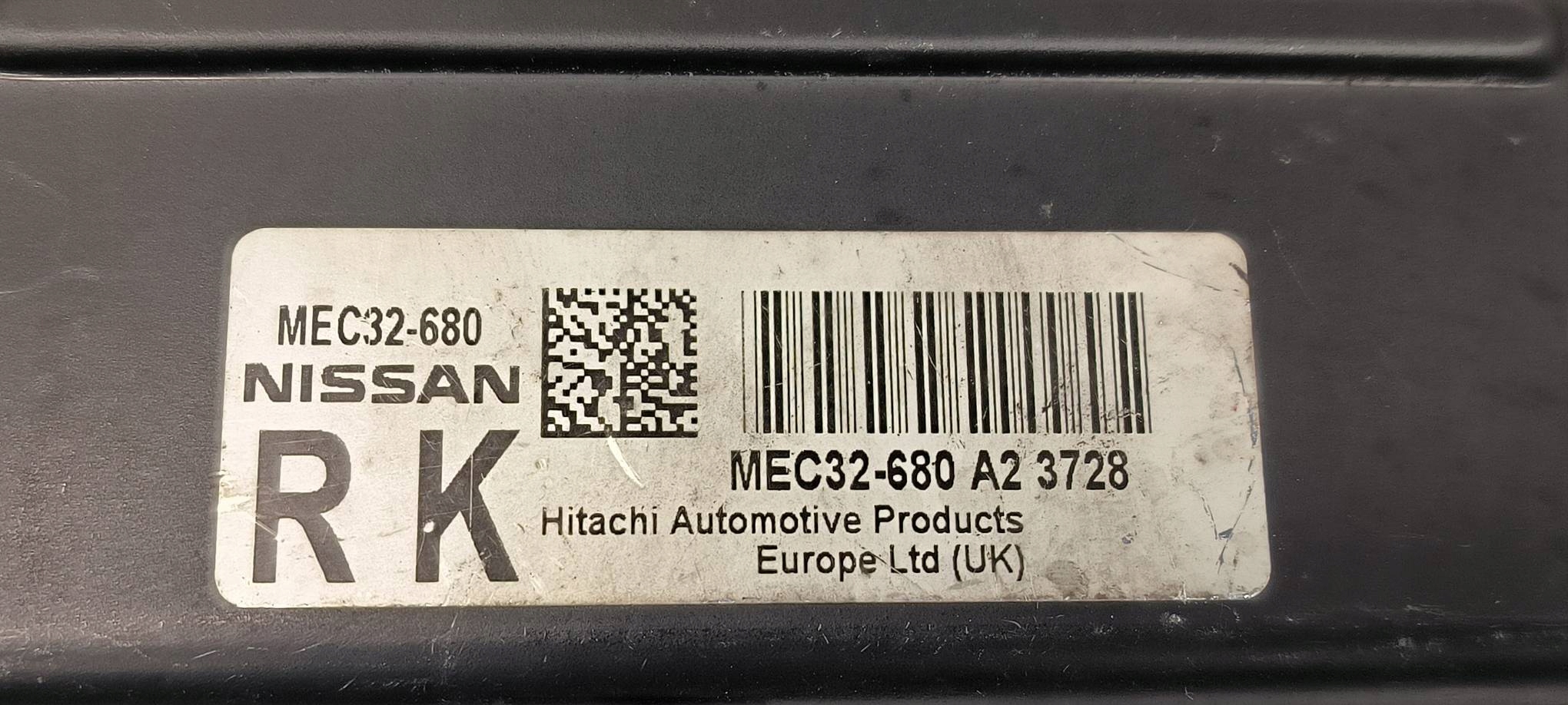 computer Motore ECU MEC32-680 2.0 NISSAN PRIMERA P12