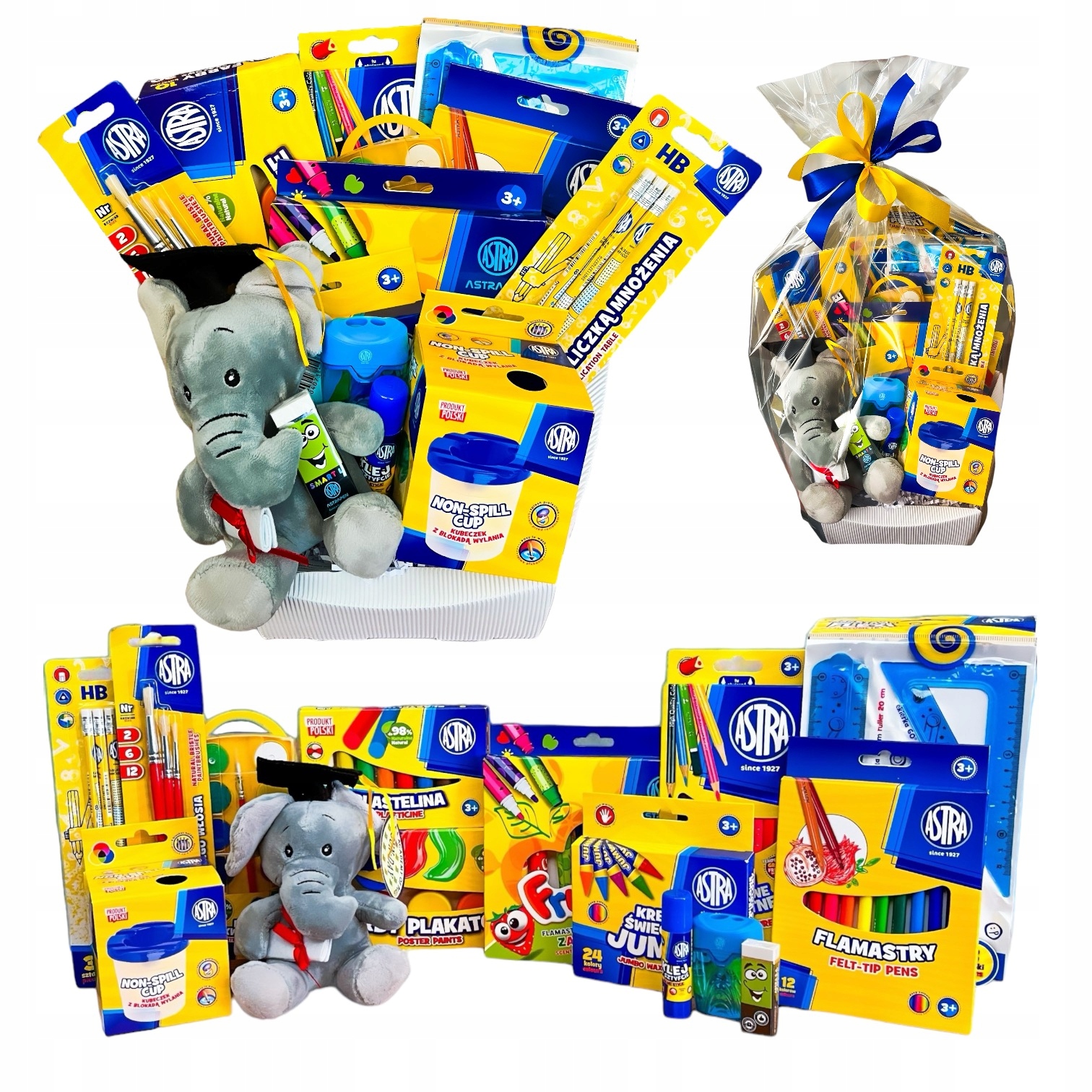 na Rozpoczęcie Roku Szkolnego Astra kredki farby Wyprawka szkolna
