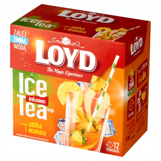Loyd Tea Ice Bylinný ovocný čaj s příchutí jablka a ananasu 12