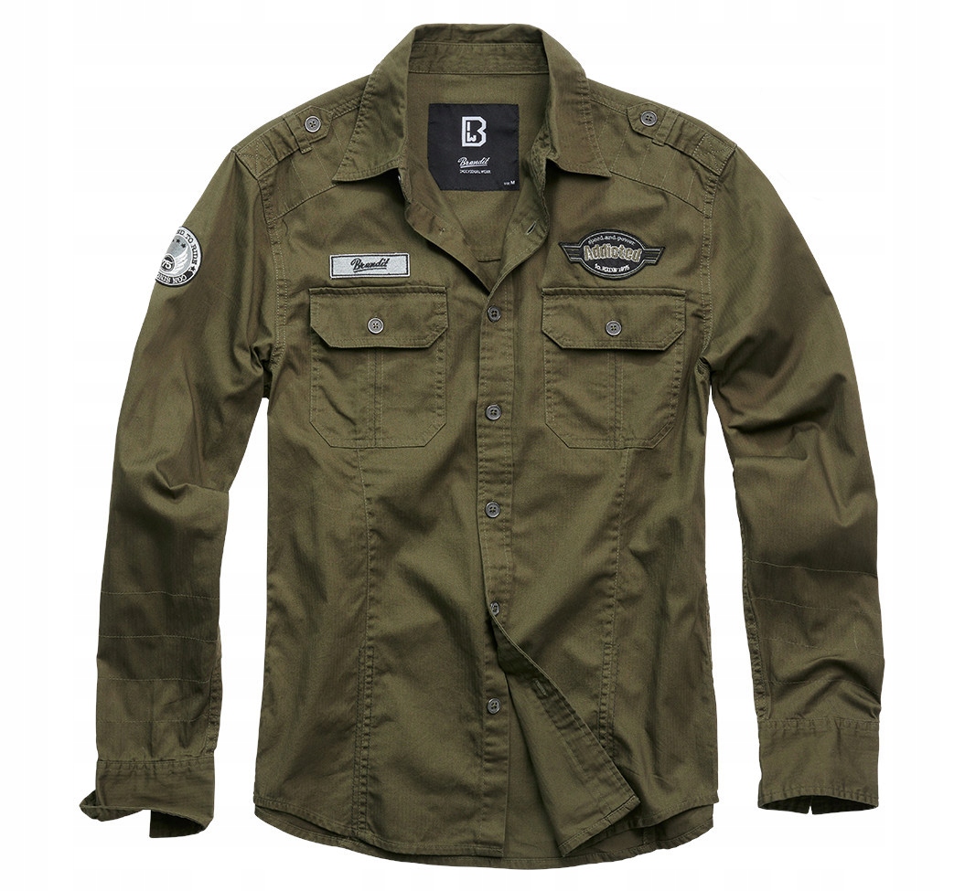 

Koszula Brandit Luis Vintageshirt olive 4XL