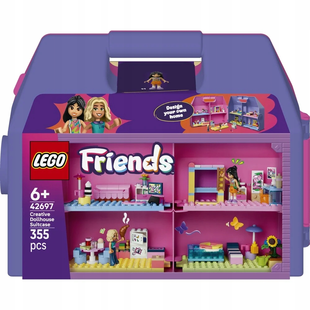 Lego Friends Kreativní kufřík s domečkem pro panenky 42697