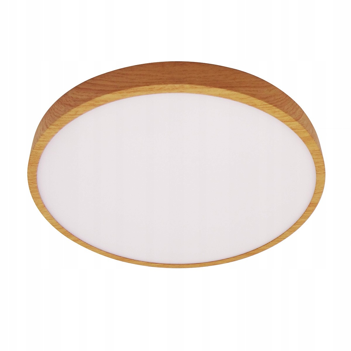 Riberio, Minimalistický, kulatý stropní svítidlo v barvě dřeva, Led, 30W, 2700LM
