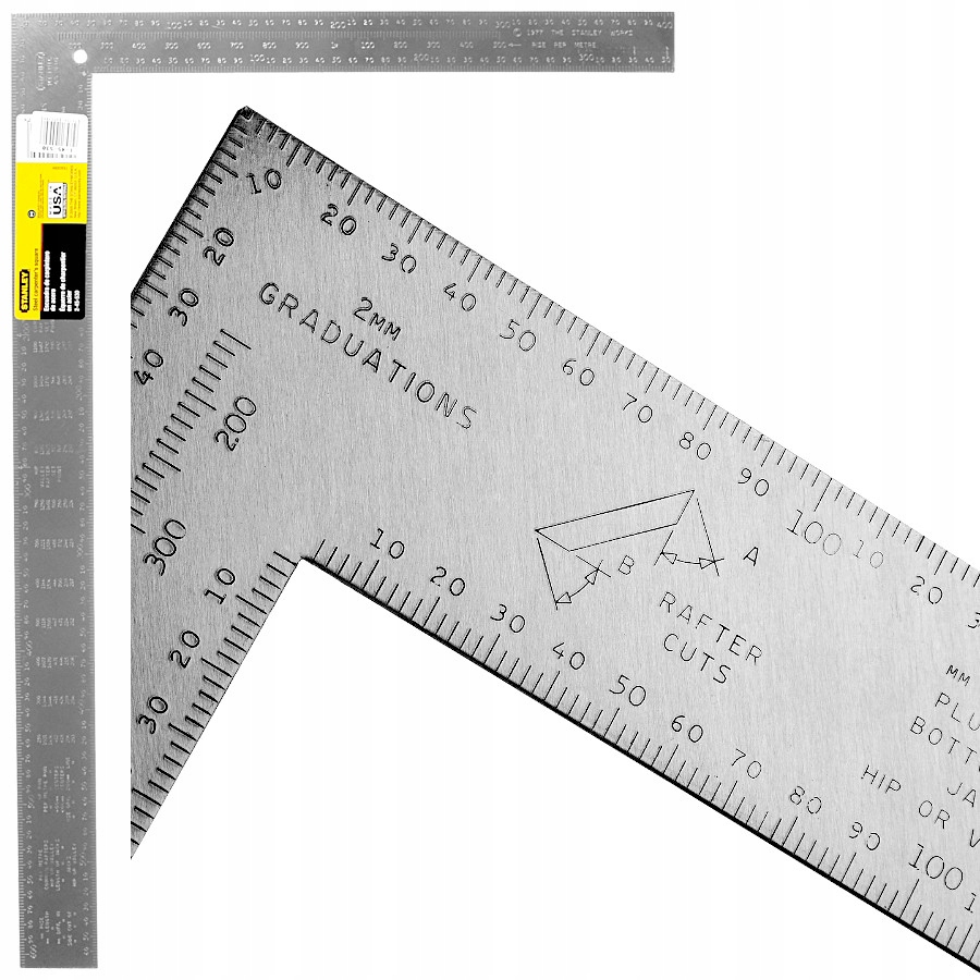 

Stanley 45-530 Kątownik Dachowy Stalowy 400x600mm