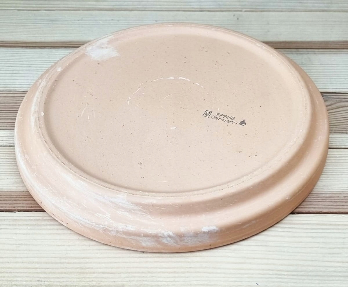 Podstawka gliniana pod doniczkę HM PIASEK 18cm - spodek z terakoty Szerokość produktu 18 cm