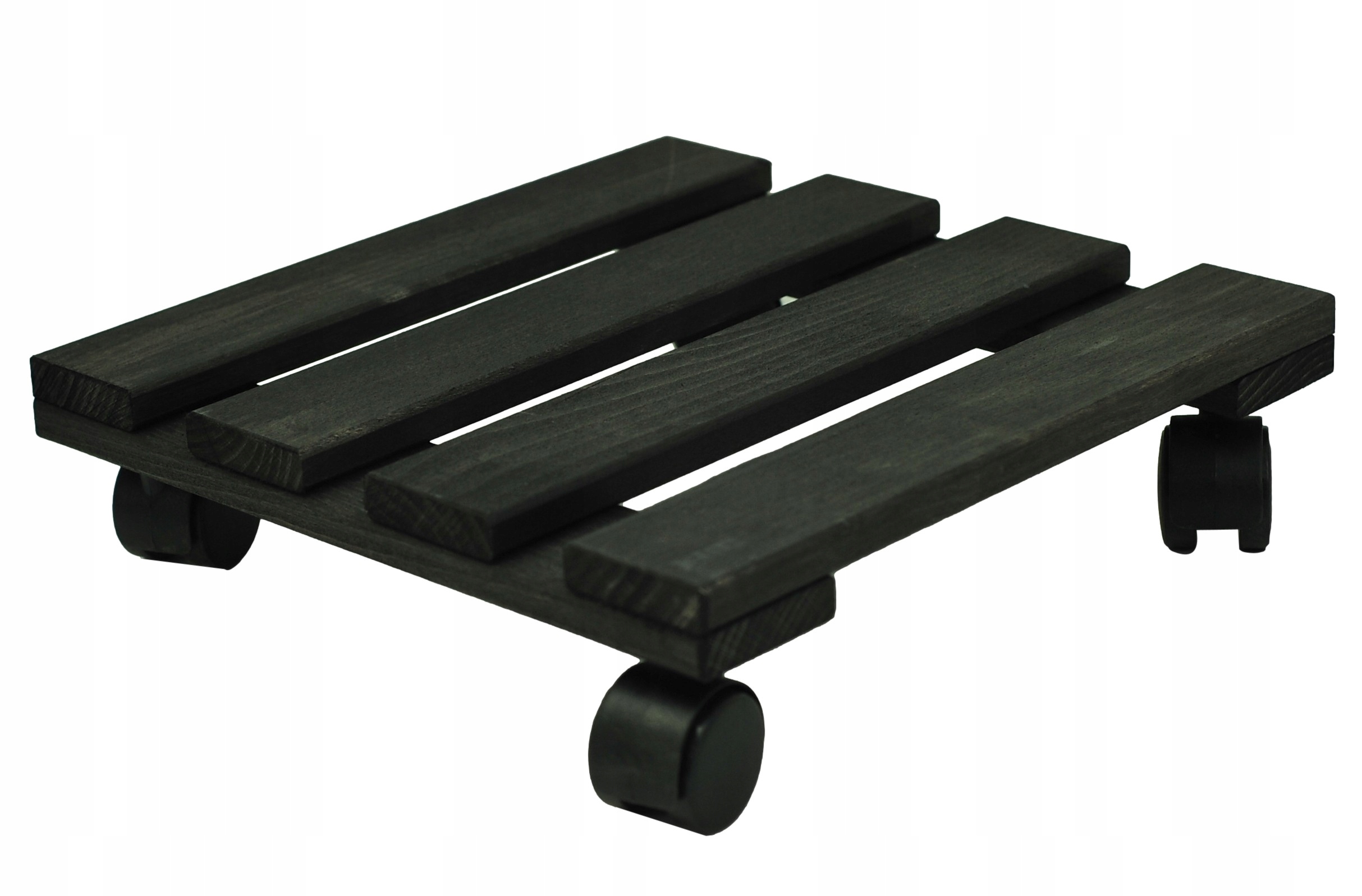 PODEST PODSTAWKA DREWNIANA POD KWIATEK DONICĘ DONICZKĘ NA KÓŁKACH SOLIDNA