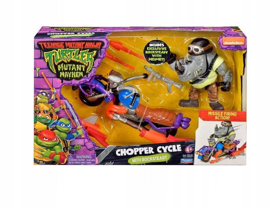 Tmnt Wojownicze Żółwie Ninja Rocksteady Cycle