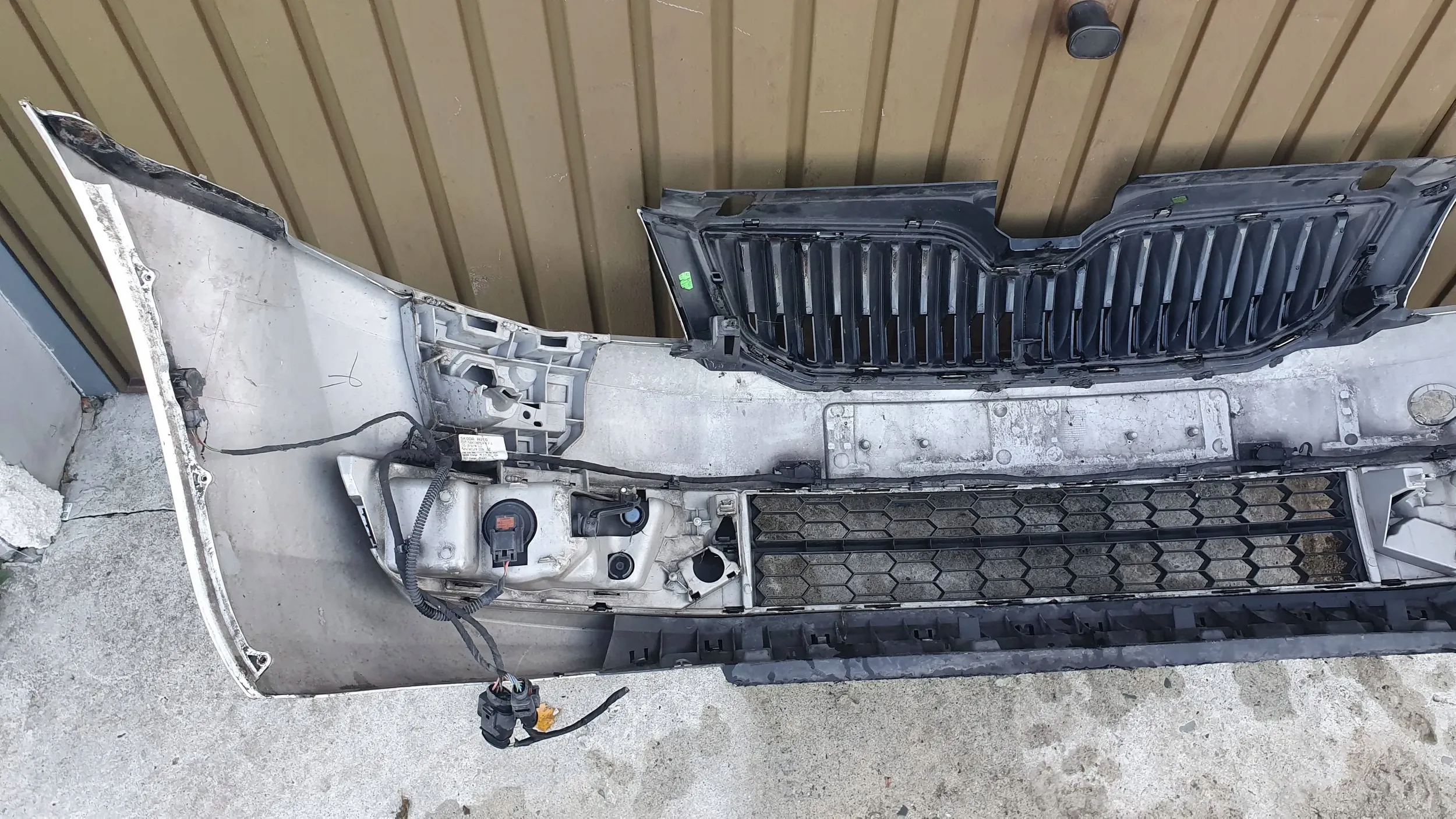 Skoda Octavia 3 III 5E 13-17 front bumper front $