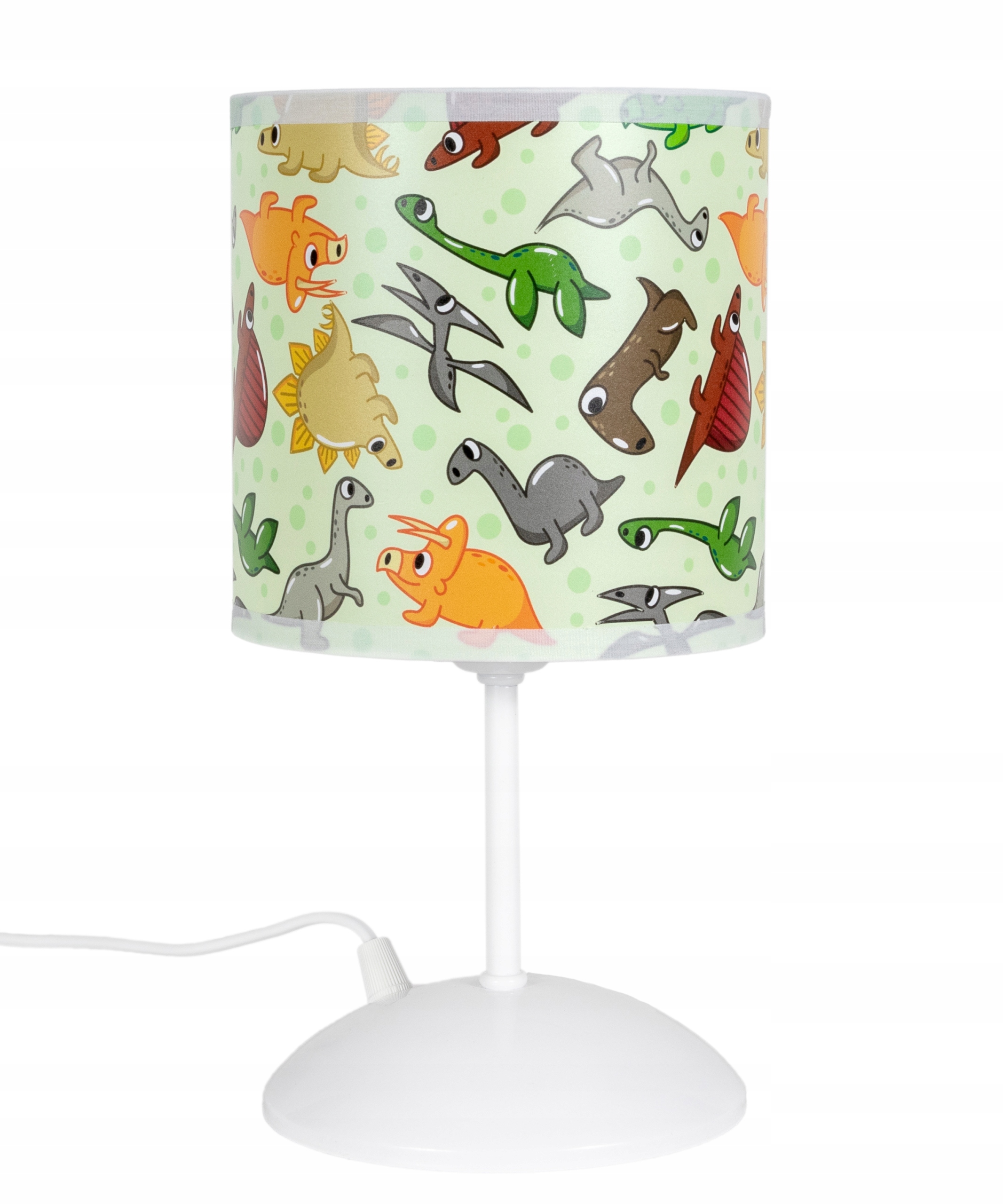 

Lampka z abażurkiem dla dzieci wzór dino Led