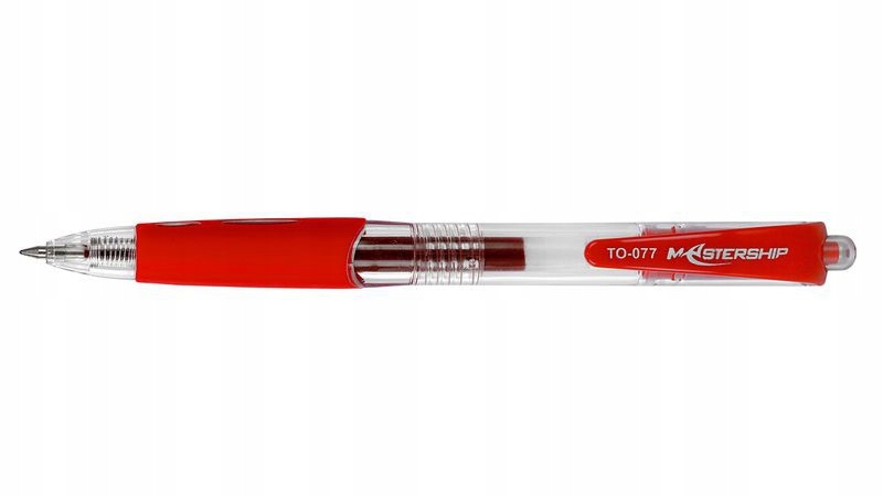 

Długopis Żelowy Mastership 0,7MM Soft Czerwony