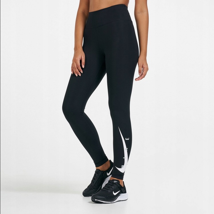 NI87 Nike Swoosh Run Leggings DN4595-010 Legginsy Do Biegania Damskie 3X