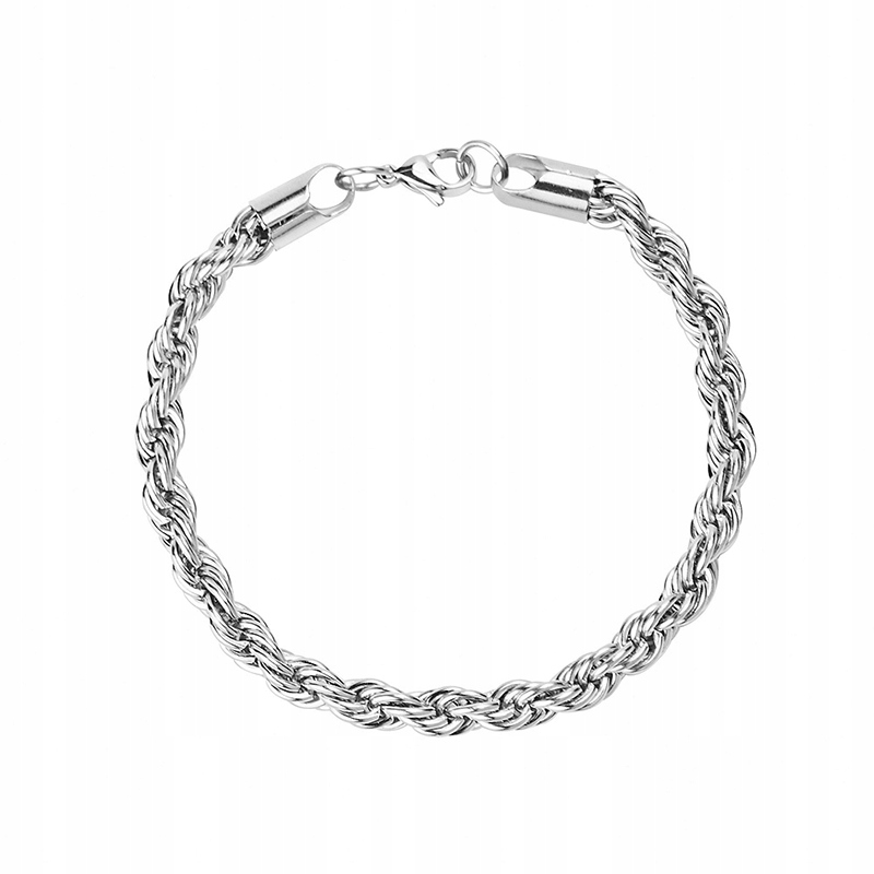 

Bransoletka Srebrna Twist Stal 316L 3 mm 18 cm