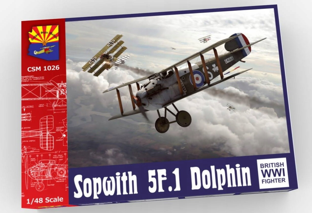 Sopwith 5F.1 Dolphin Copper State Models Csm 1026 v měřítku 1/48