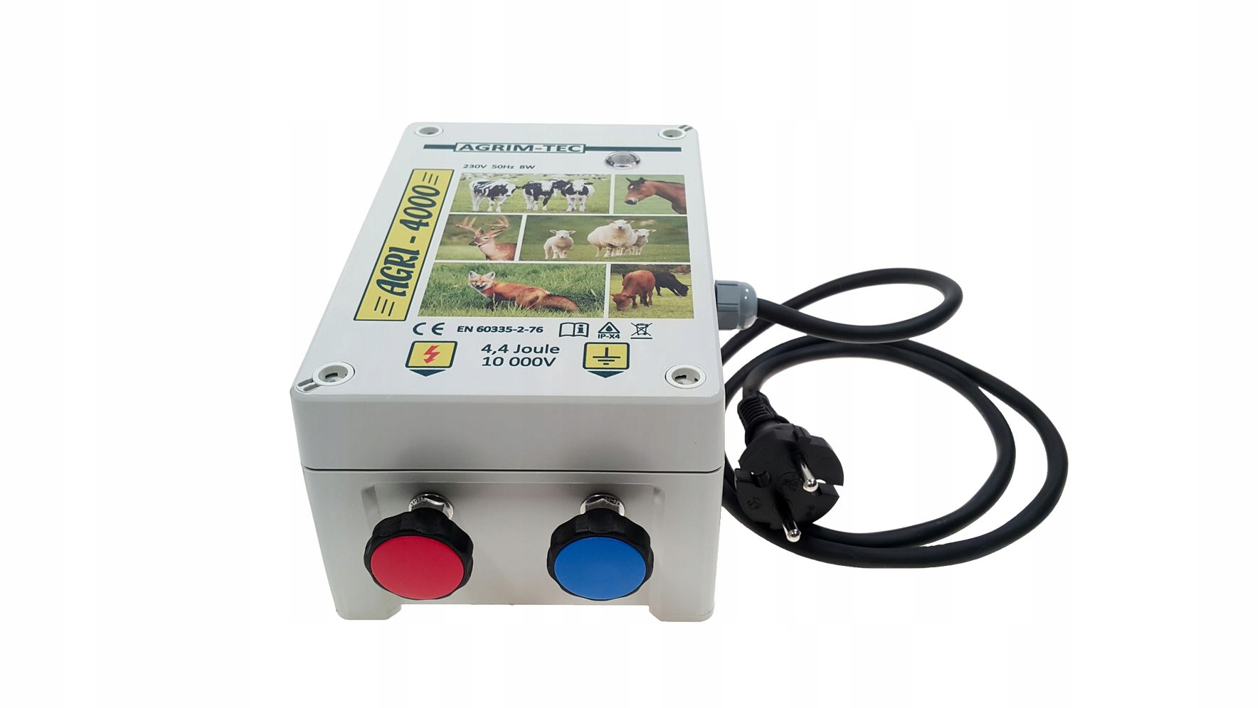 ELEKTRYZATOR SIECIOWY 230V AGRI-4000 PASTUCH 4,4J Rodzaj sieciowy