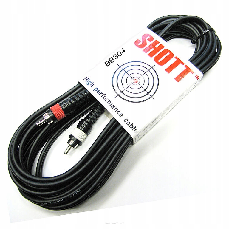 Przewód audio BB-304/4,5m Jack/Cinch Rca Shott