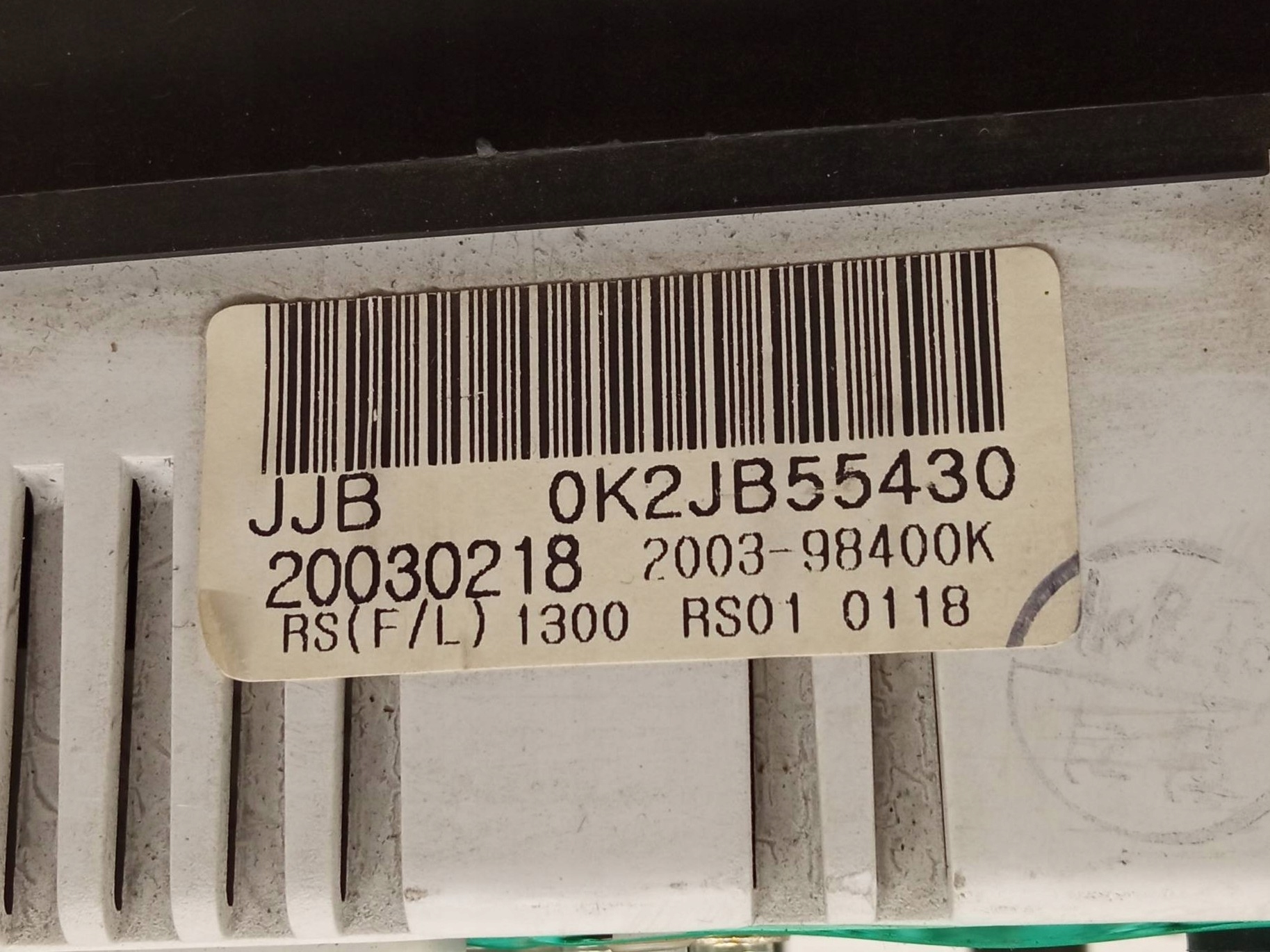 dials 0K2JB55430 2003-98400K 1.8 B Kia Carens II (2006-2012)