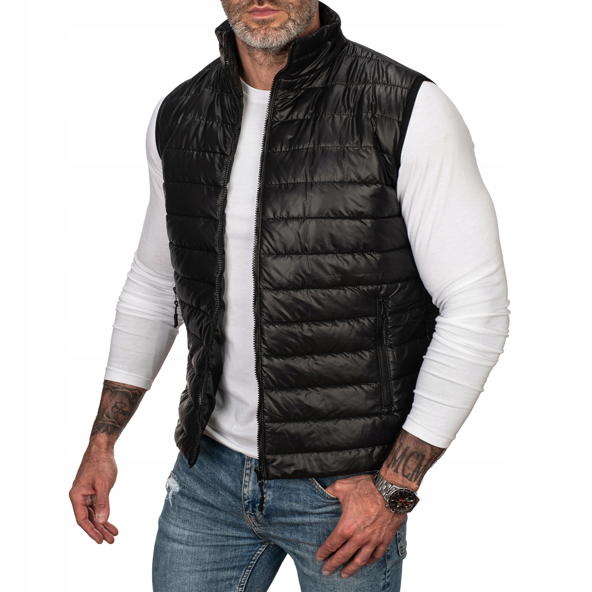 BZ55 r XL MĘSKI BEZRĘKAWNIK PRZEJSCIOWY OCIEPLACZ Rozmiar XL