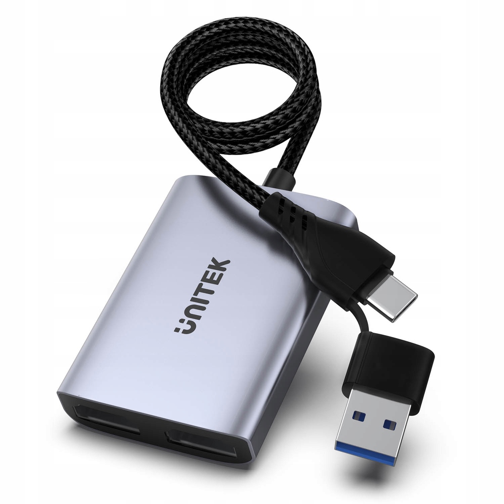 Unitek Adaptér Usb/c/a na 2x Hdmi Mst FullHD