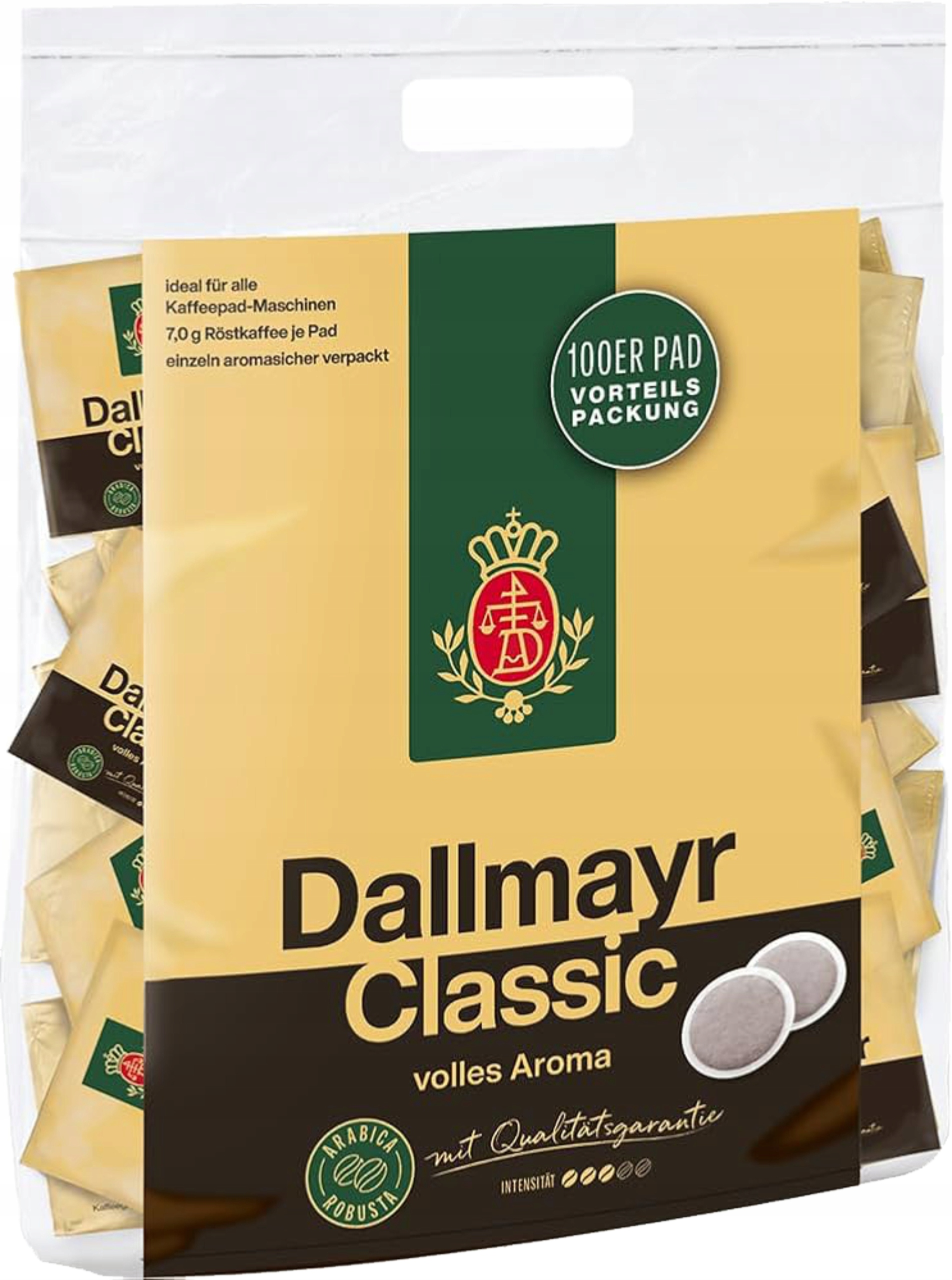 Levně Dallmayr Classic 100 kapslí Senseo Káva