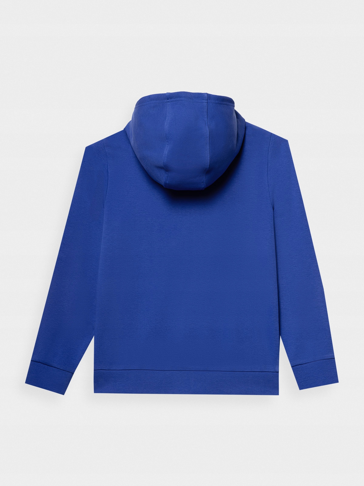 BLUZA 4F CHŁOPIĘCA DRESOWA ROZPINANA Z KAPTUREM - KOBALTOWY r. 122 Kolor niebieski