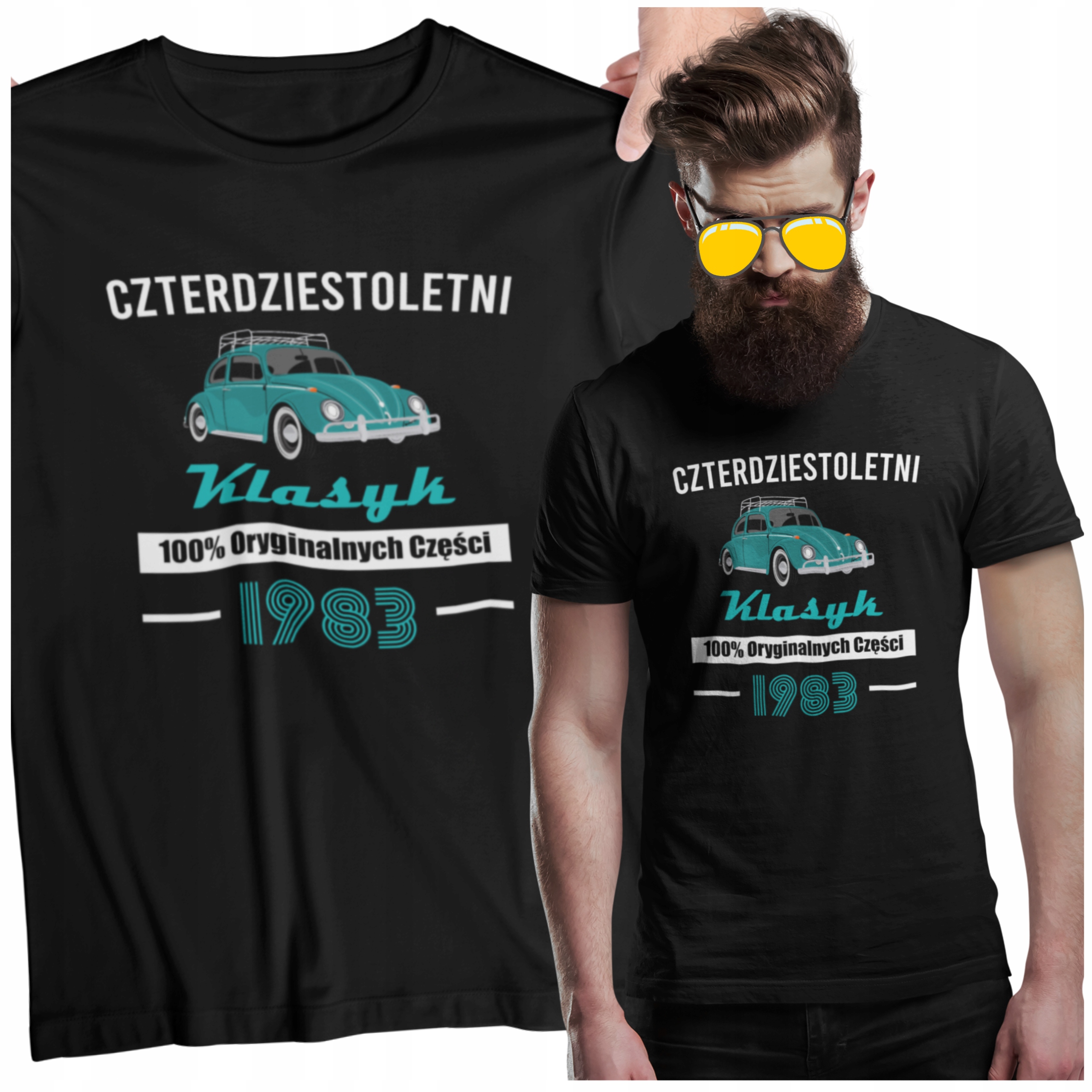 

Na 30 40 50 60 70 Urodziny Koszulka Klasyk