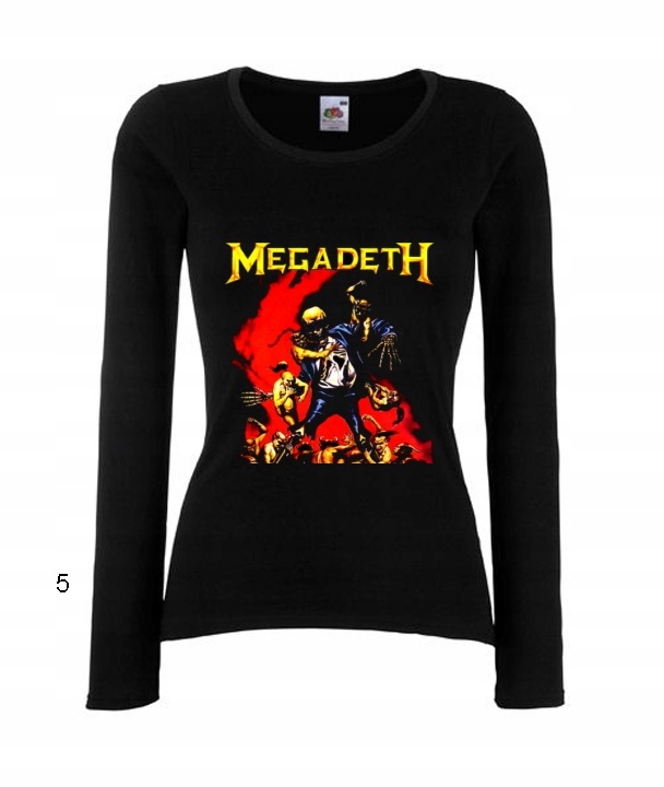 

Bluzka Damska Wzory Megadeth Thrash Metal