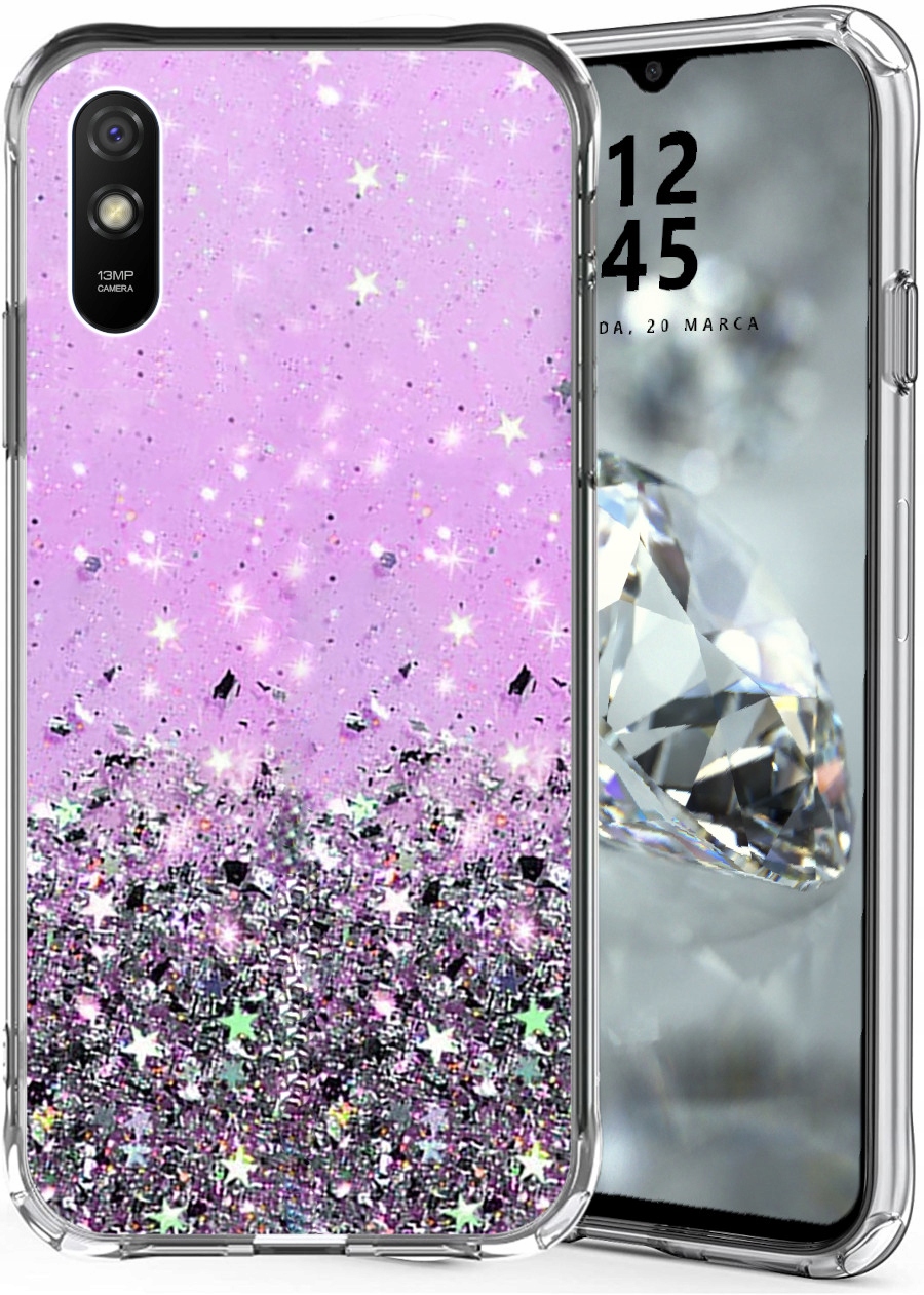 

Etui Do Redmi 9A Shining Brokat Case
