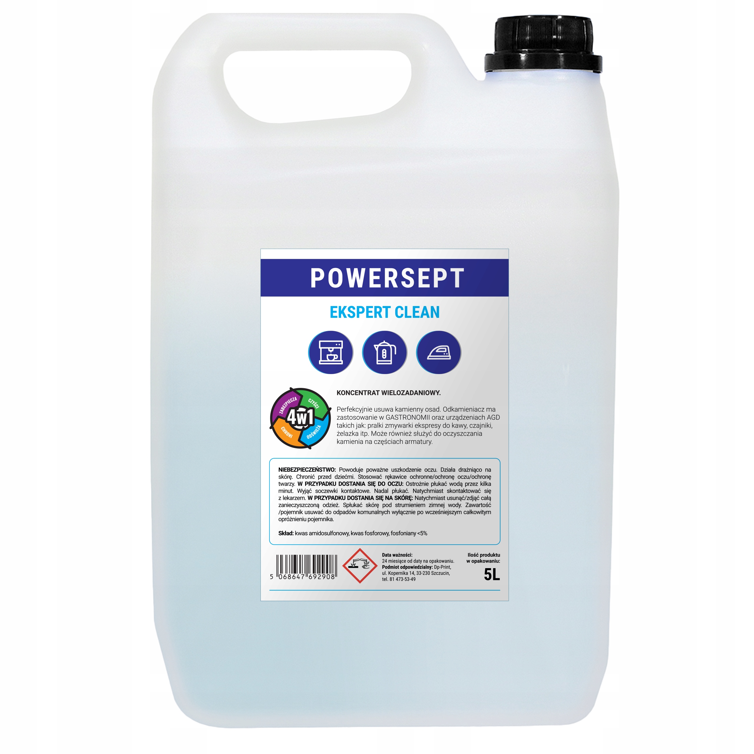 

Odkamieniacz Powersept do ekspresu DeLongh 5L
