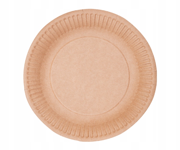 

Papierowy Talerz Kraft 23cm 50szt. Nature Eko