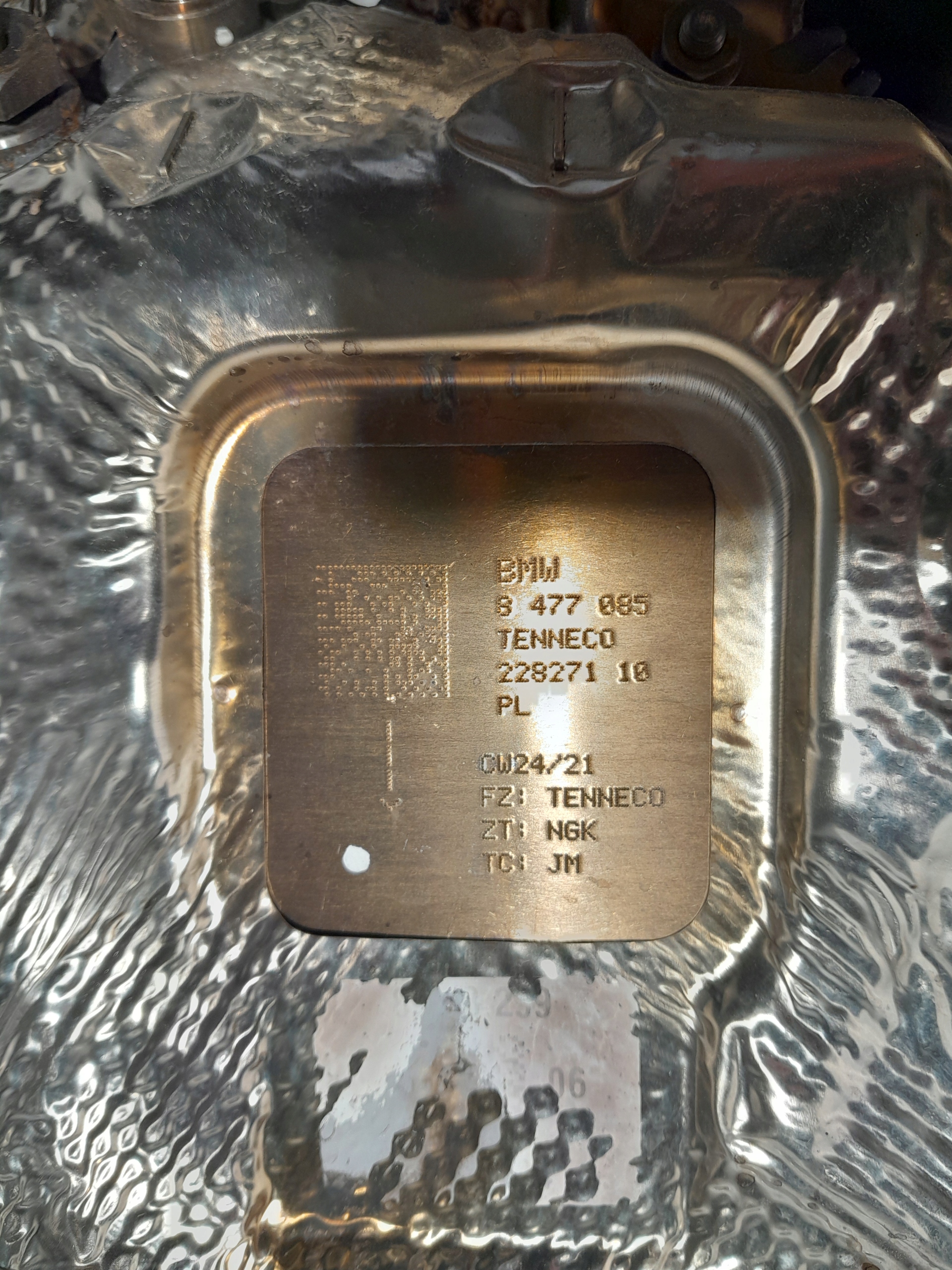 BMW 7 G11 LCI catalyst filter DPF CZASTEK STALYCH 8598299