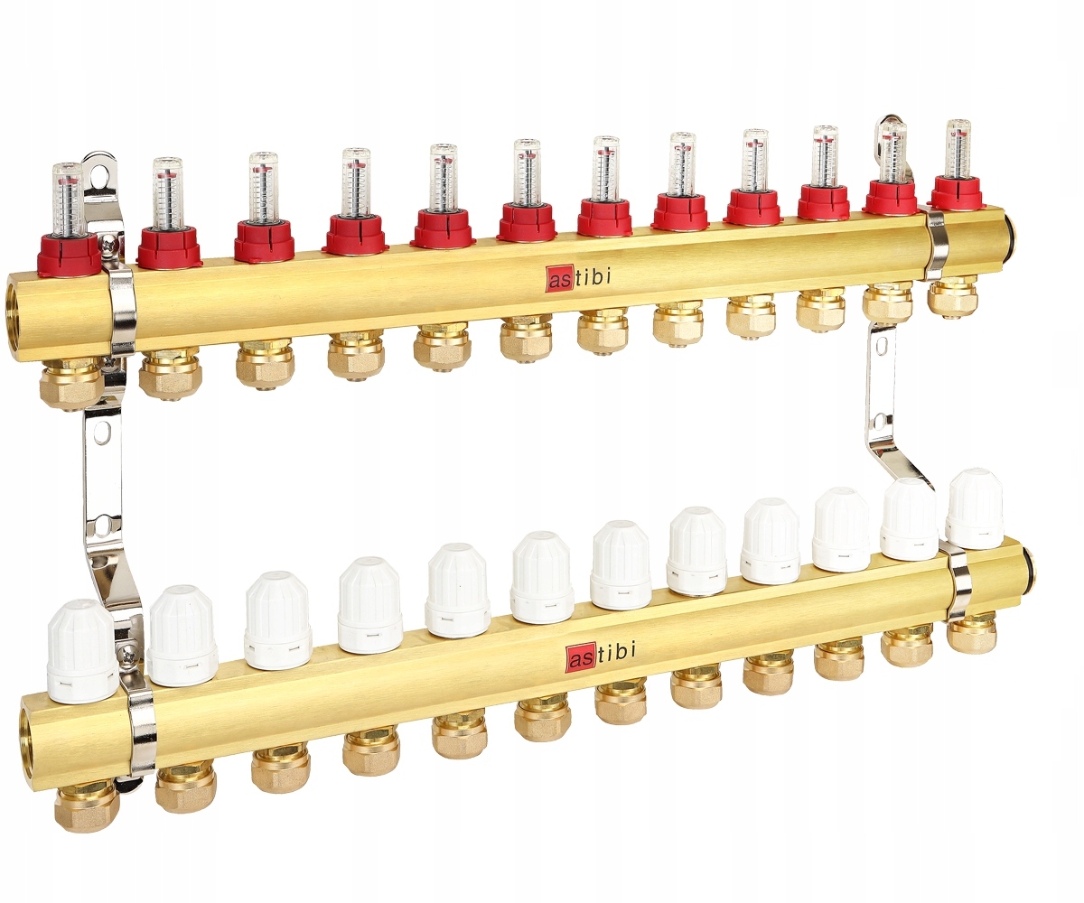 Rozdělovač 12 Podlahového Vytápění Pro Podlahové Vytápění
