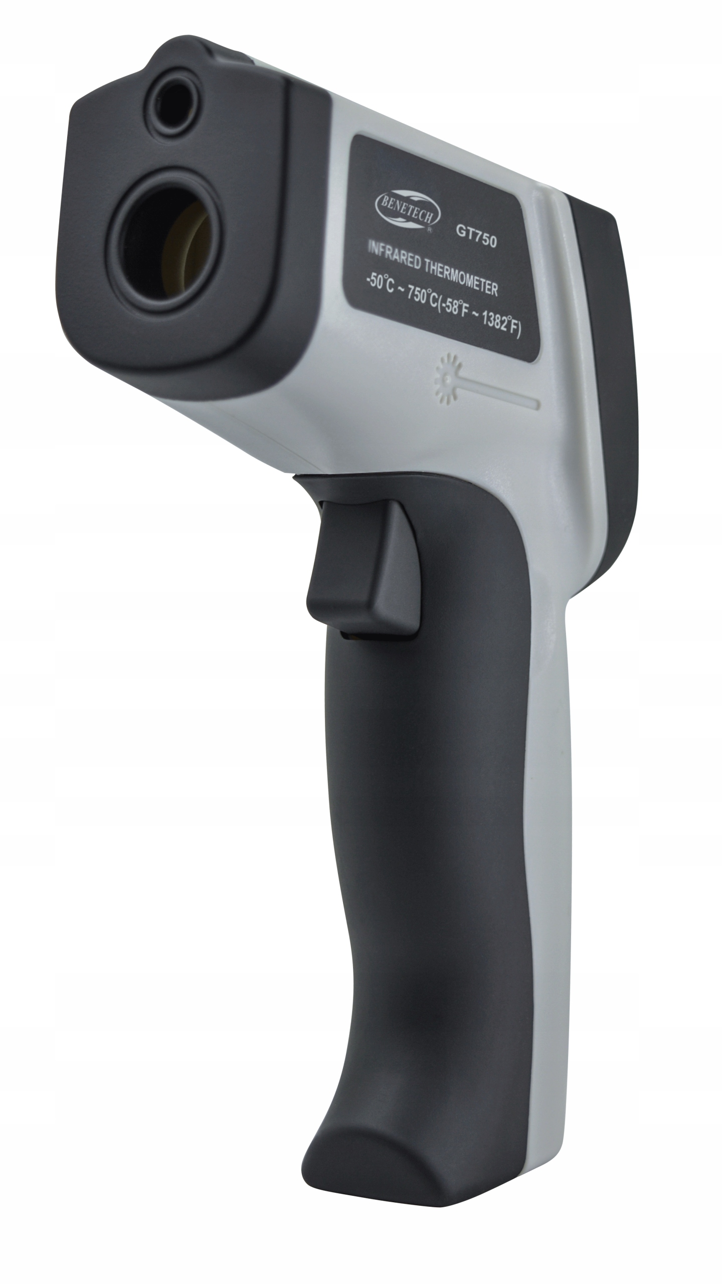 PIROMETR TERMOMETR LASEROWY BEZDOTYKOWY -50 +750 Kolor szary