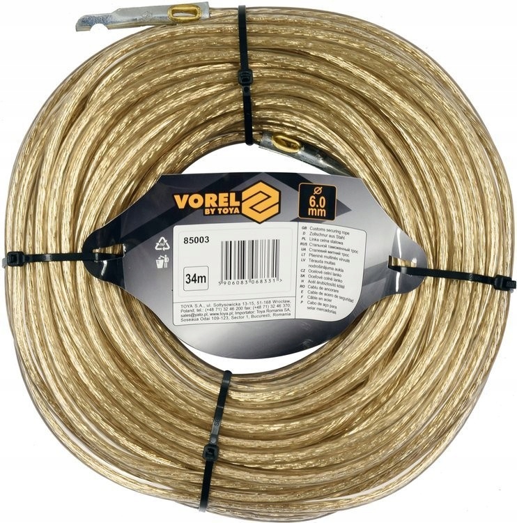 

Linka celna stalowa 6mm 34m
