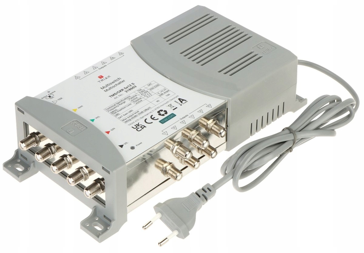 Multiprepínač TMS-5/12S 5 Vstupov 12 Výstupov Triax